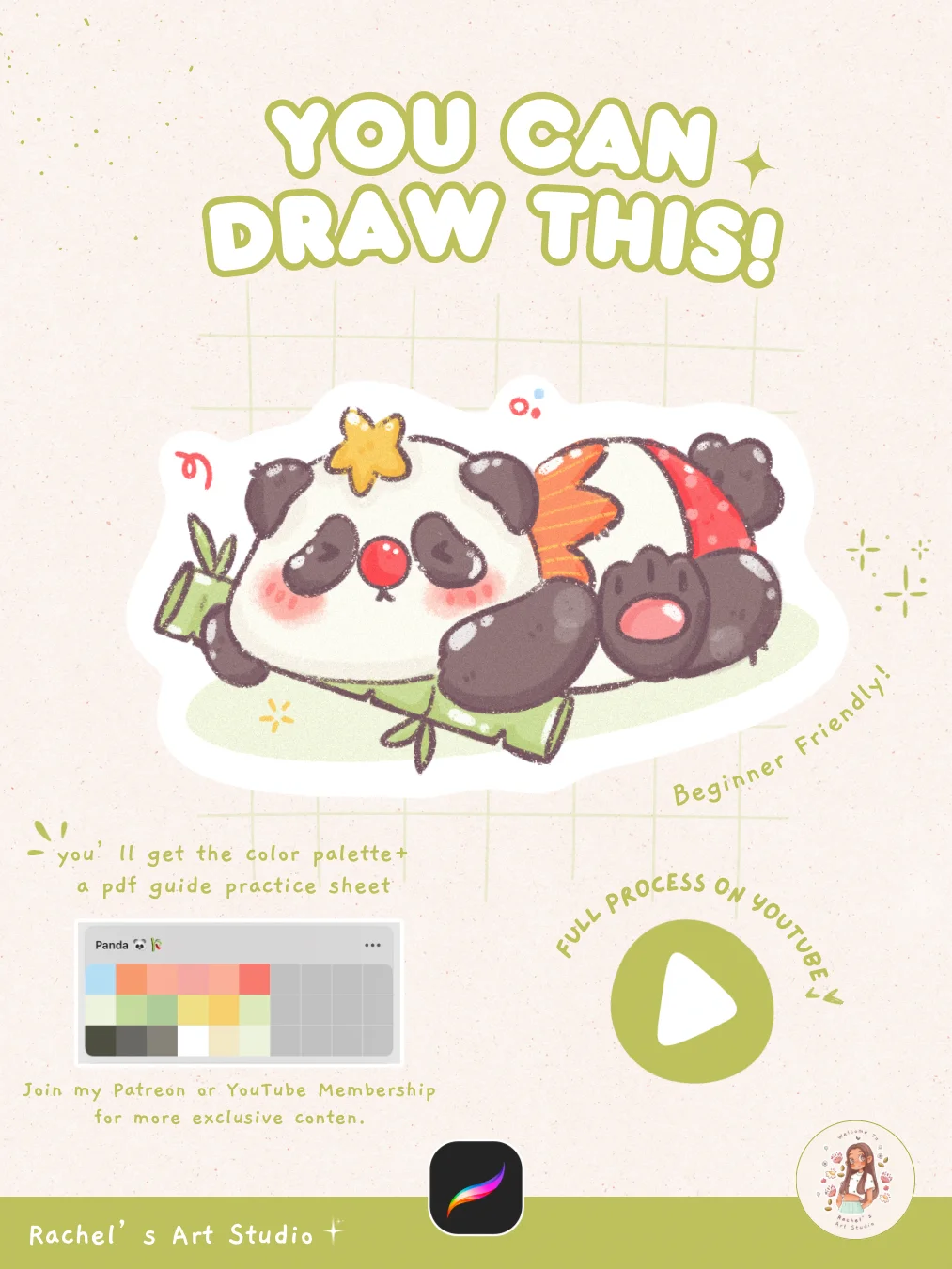 Draw a Cute Panda product image (1)