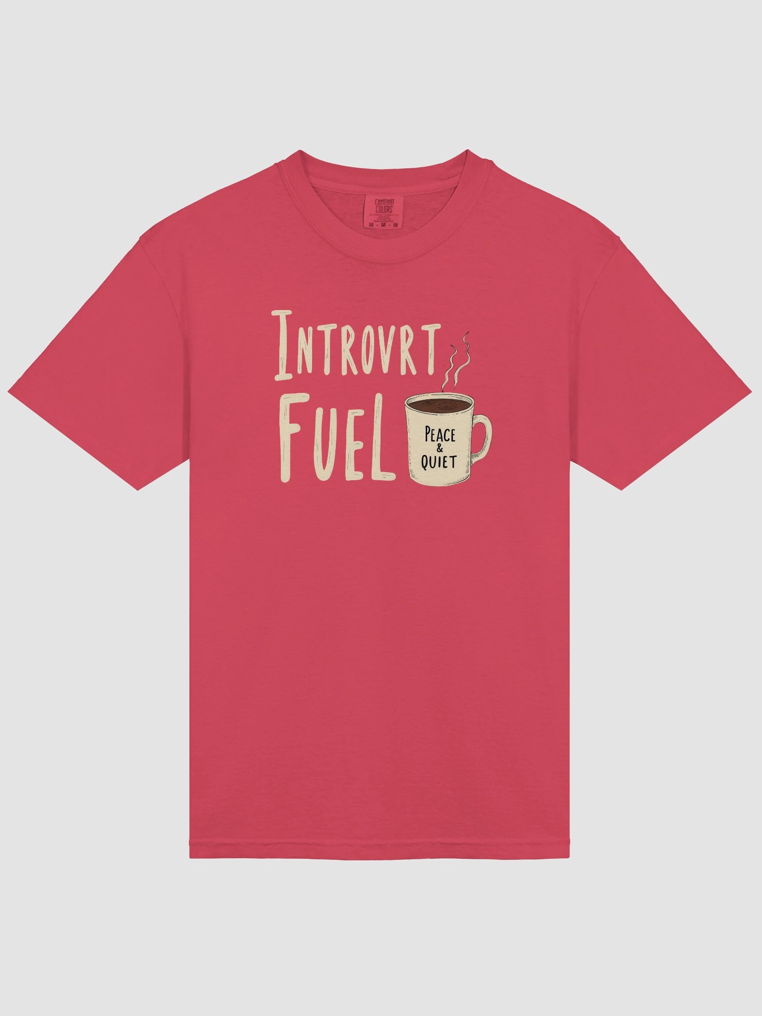 Introvert Fuel Coffee Cup T-Shirt product image (21)