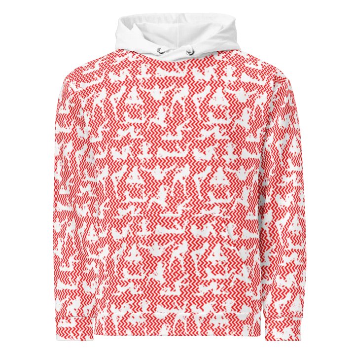 Dynamic Zig-Zag - WHITE | Unisex Hoodie product image (1)