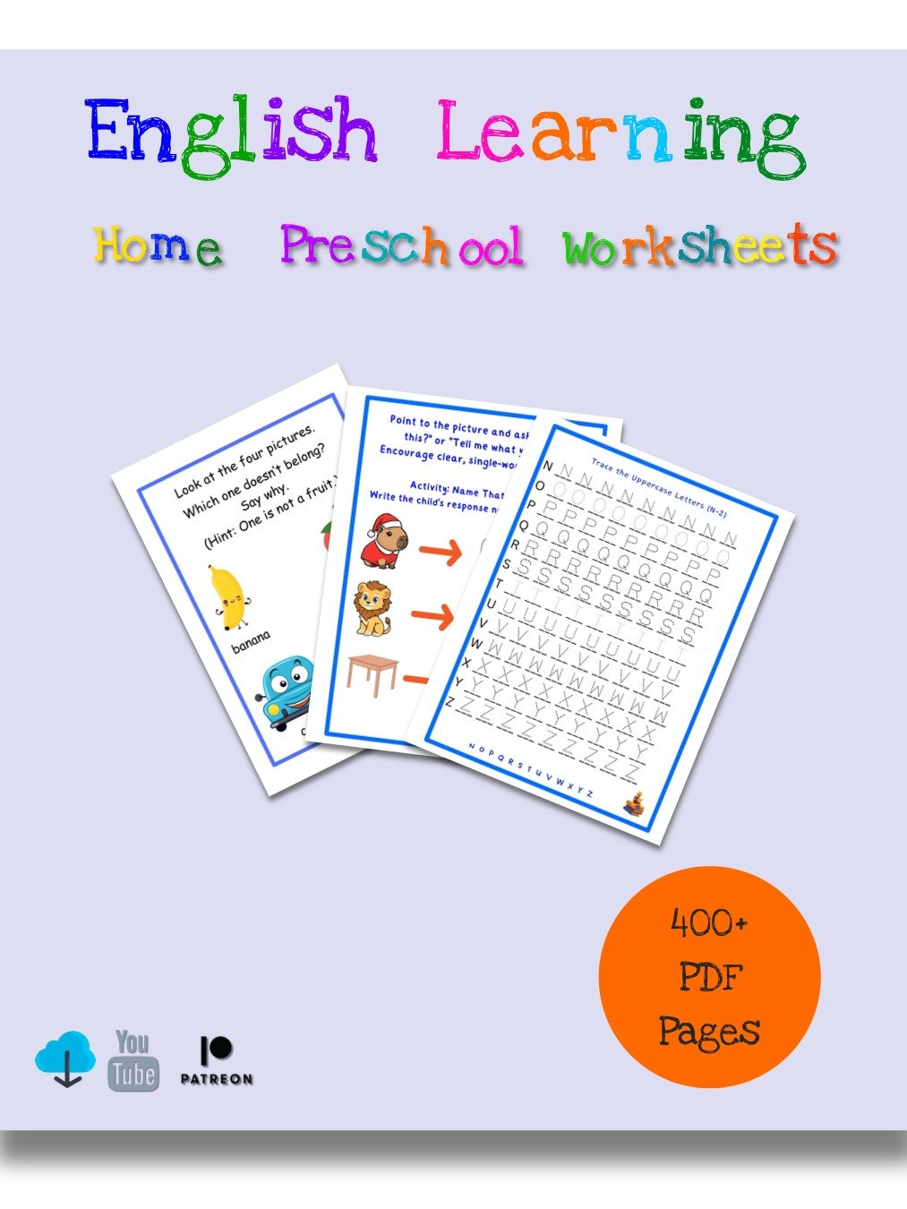 The Ultimate English Learner’s Bundle: 16-Workbook Mega Collection for Ages 3-7 product image (1)
