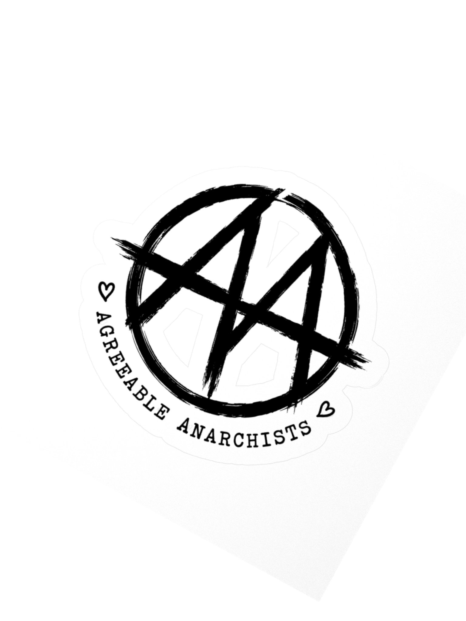Agreeable Anarchists — Logo Sticker product image (4)