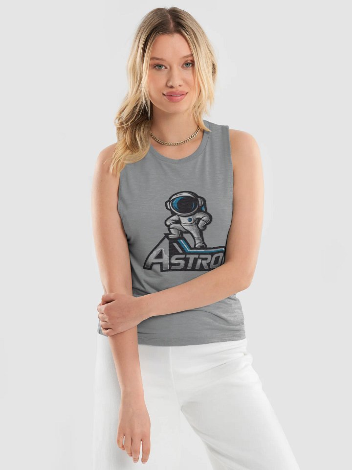 Women's Flowy Muscle Tank with TDS Music Design - Drapey Fit, Multiple Colours product image (1)