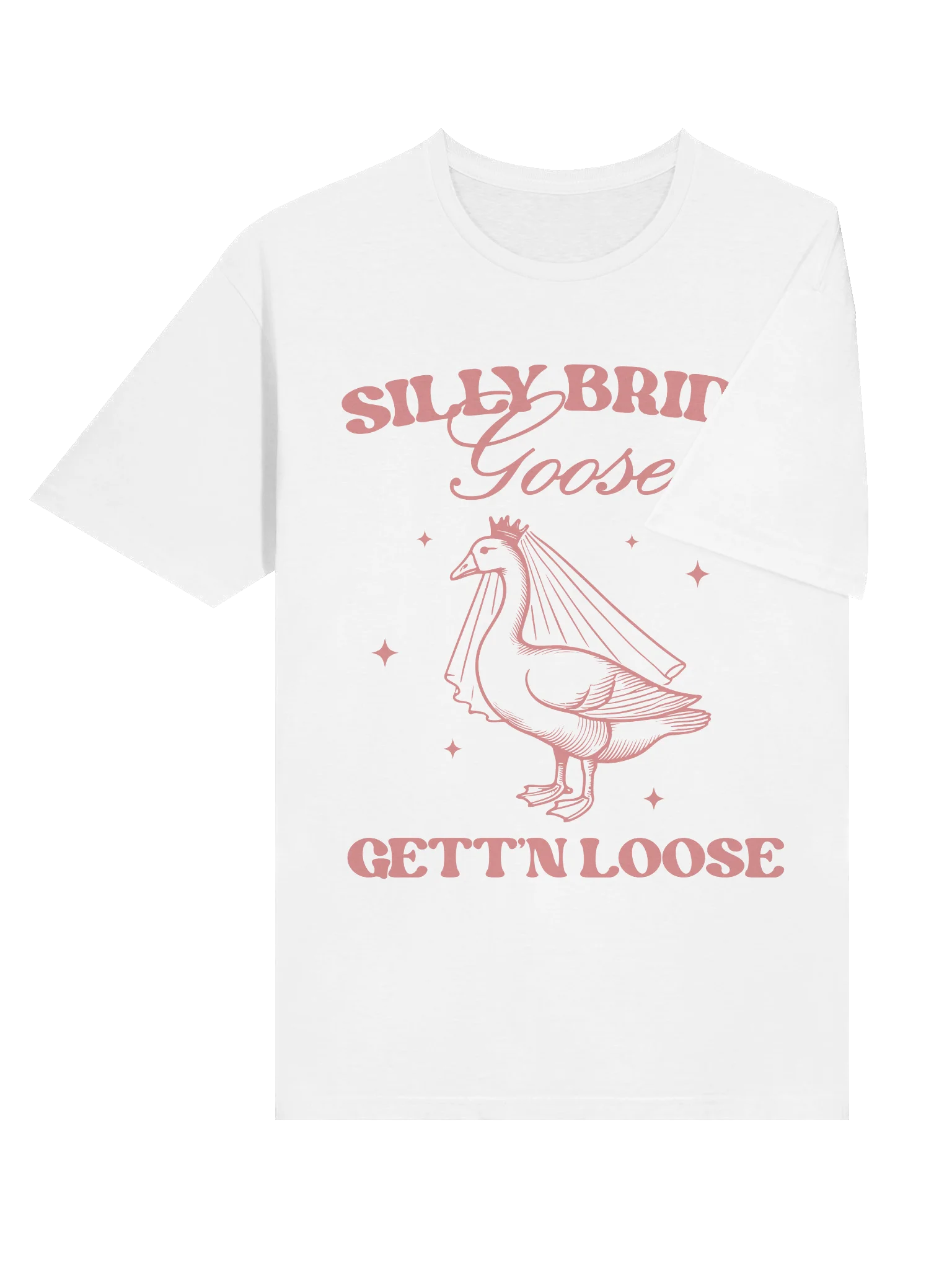 Silly Bride Goose Shirt – Funny Bachelorette Party Tee | Bride Getting Loose Graphic Shirt, Wedding Party Gift product image (16)