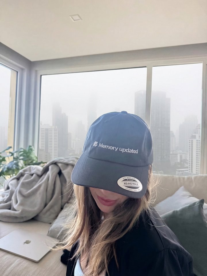 gpt memory updated hat (black) - 100% cotton (by @laurentdelrey) product image (2)