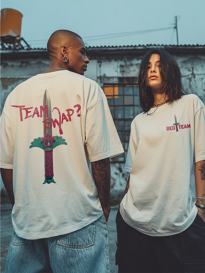 Red Team Squid Game TShirt product image (1)