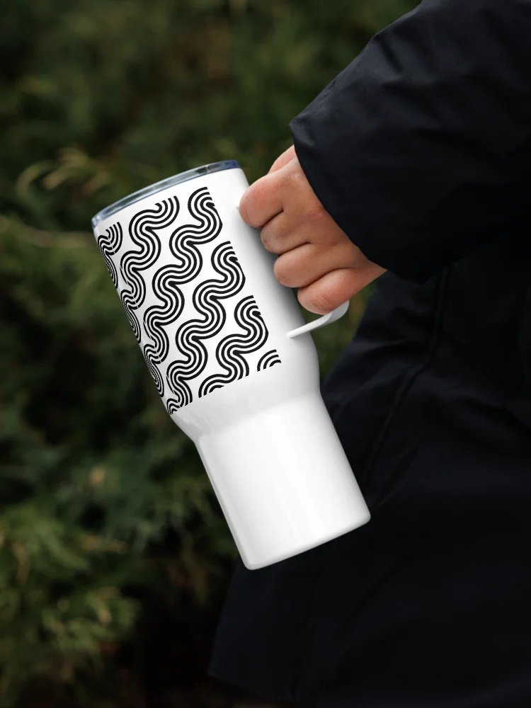 Monochrome Wave 25oz Travel Mug product image (12)