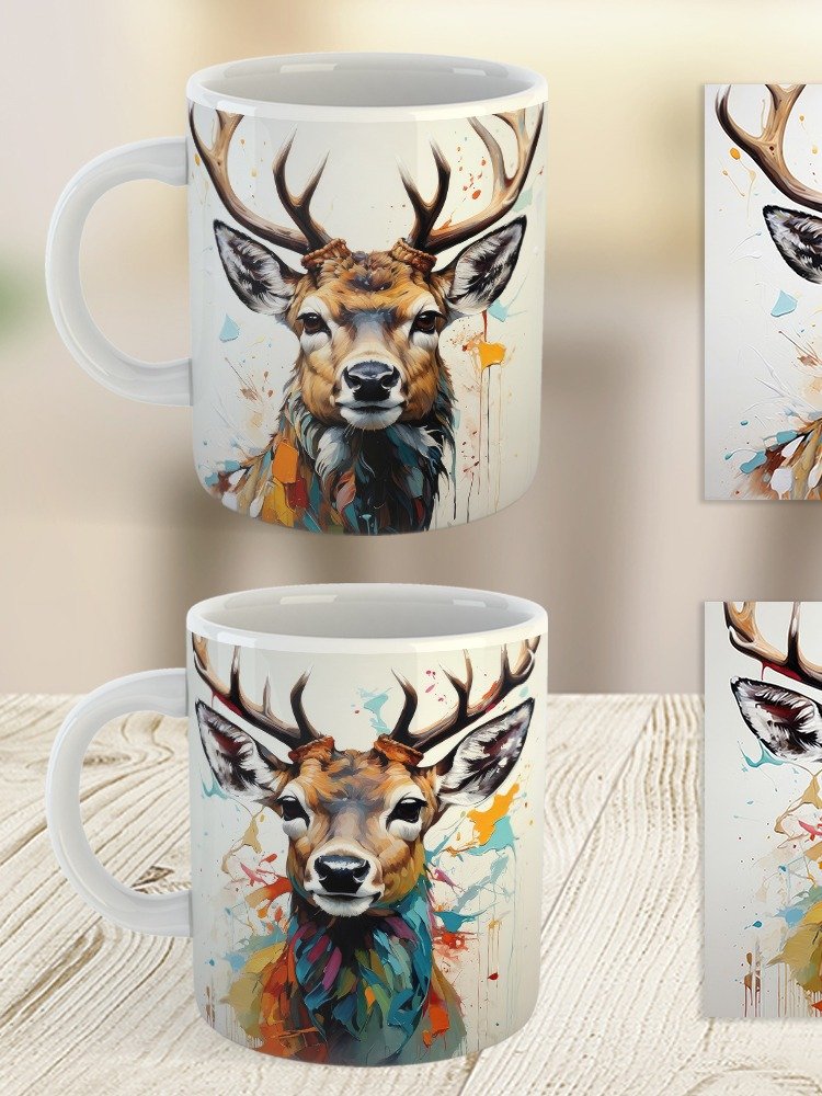 Woodland Wanderer Buck Deer Mug product image (8)