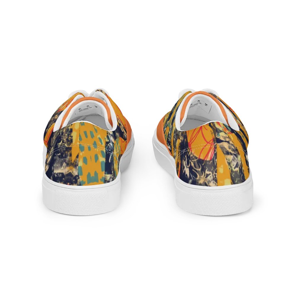 funky orange canvas shoes product image (4)