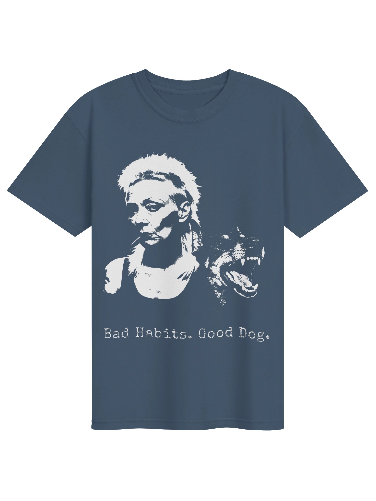 Bad Habits. Good Dog. // Heavyweight Vintage Graphic Tee product image (45)