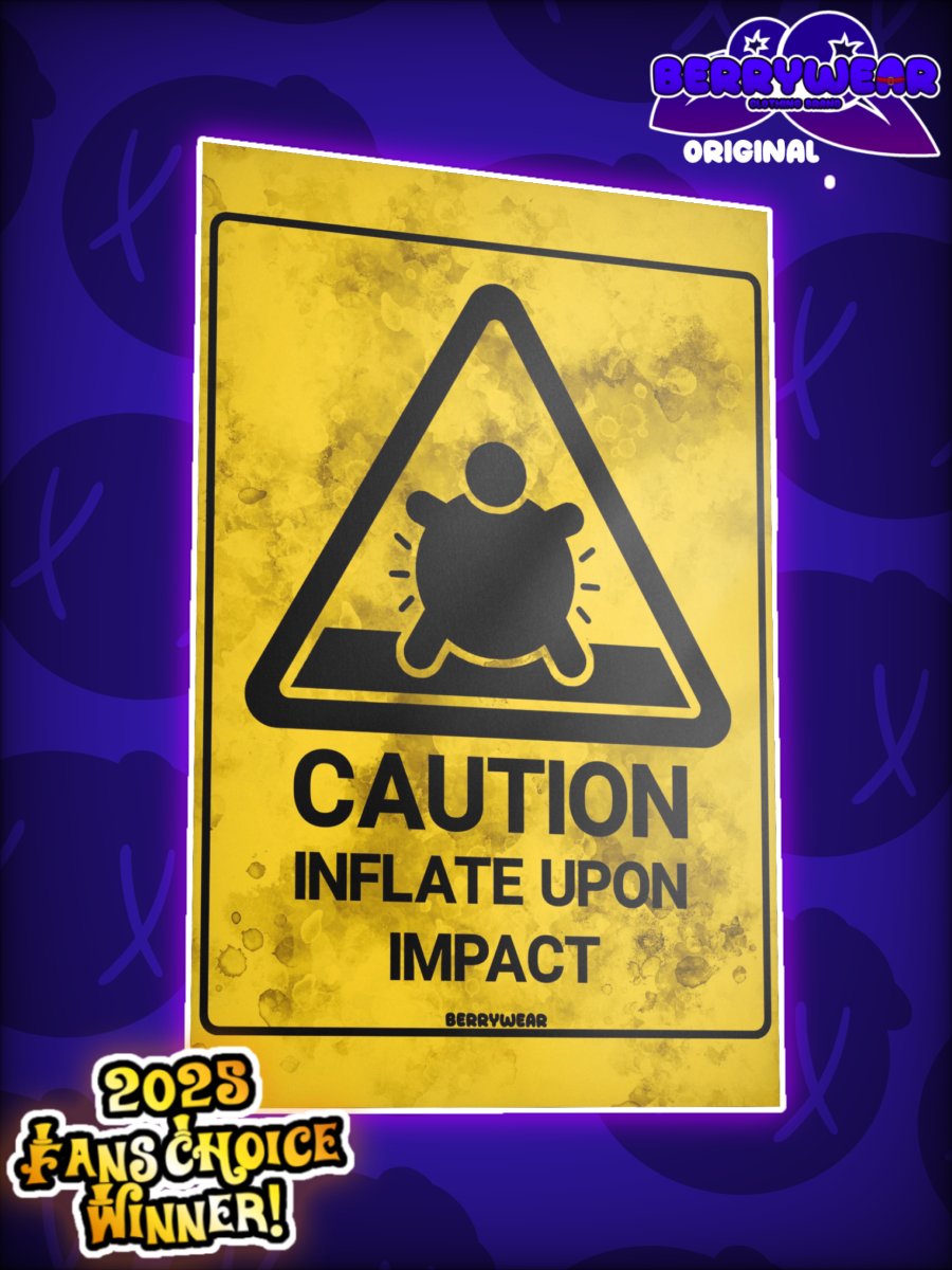 Inflate Caution - Poster product image (1)