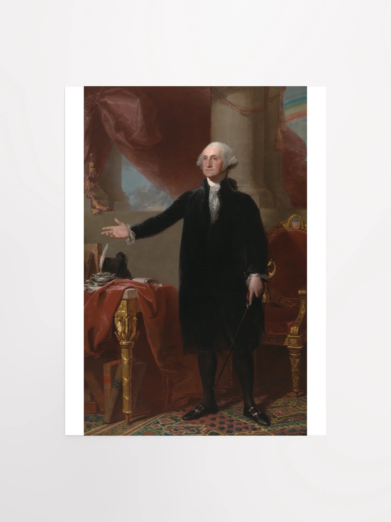 Gilbert Stuart, George Washington: The Lansdowne Portrait (1796) Fine Art Print product image (53)