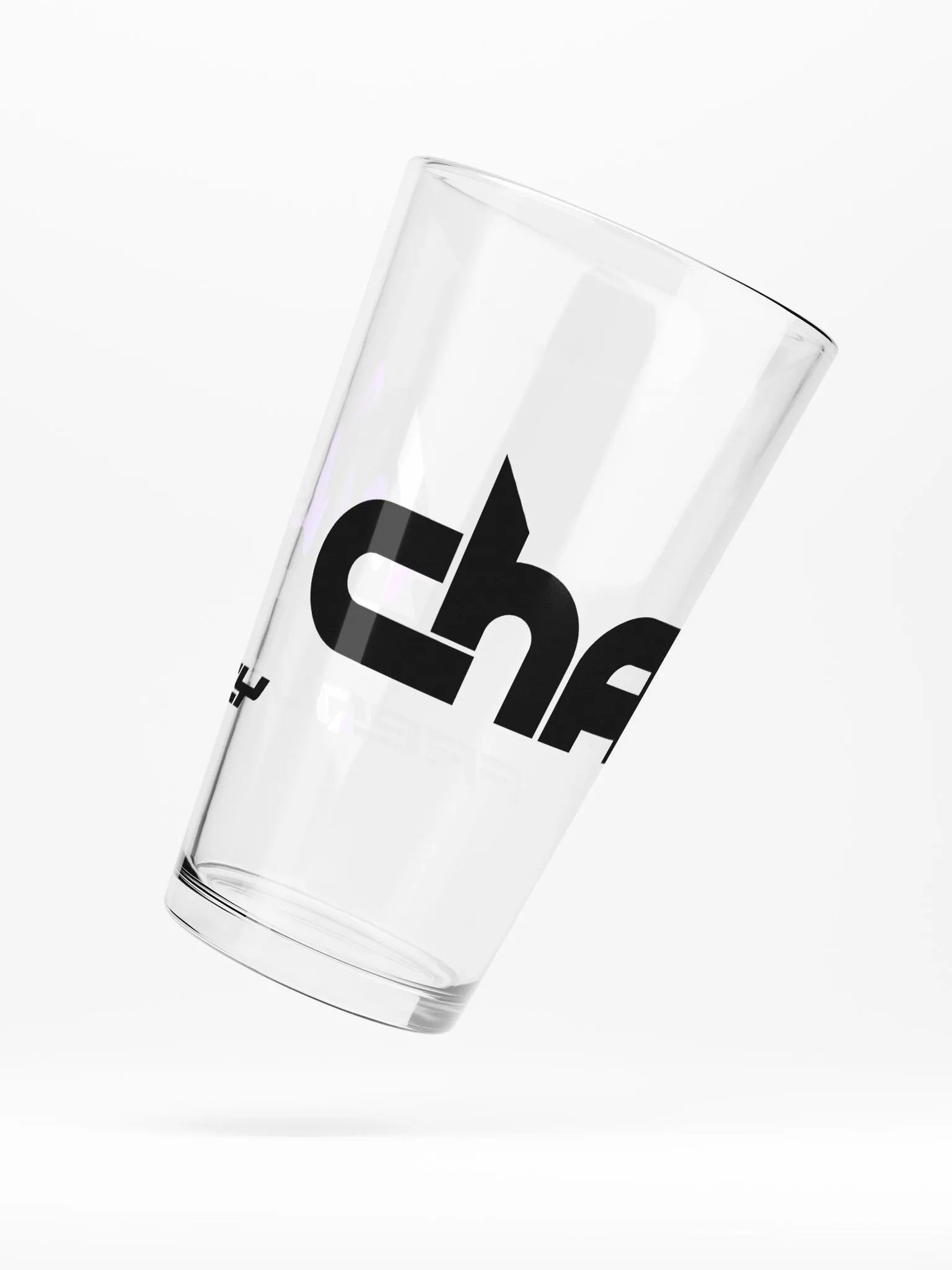 Frequency/Char Logo Shaker Pint Glass product image (5)