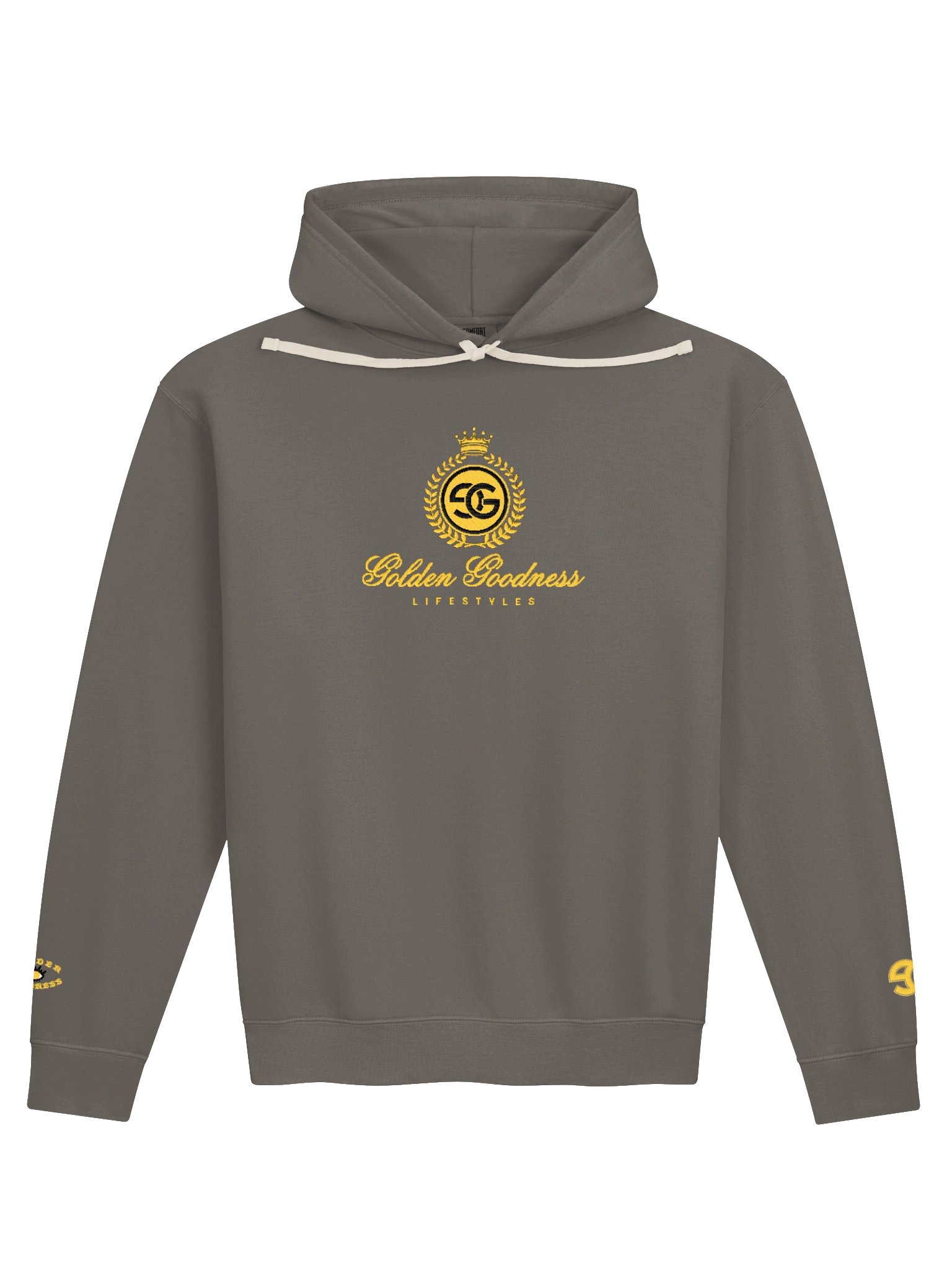 GG Embroidered Logo Pocketless Hoodie product image (1)