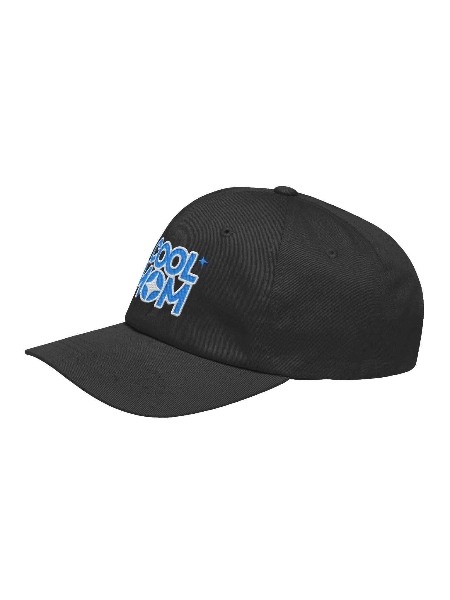 Cool Mom Icy Aqua Blue Embroidered Hat product image (3)