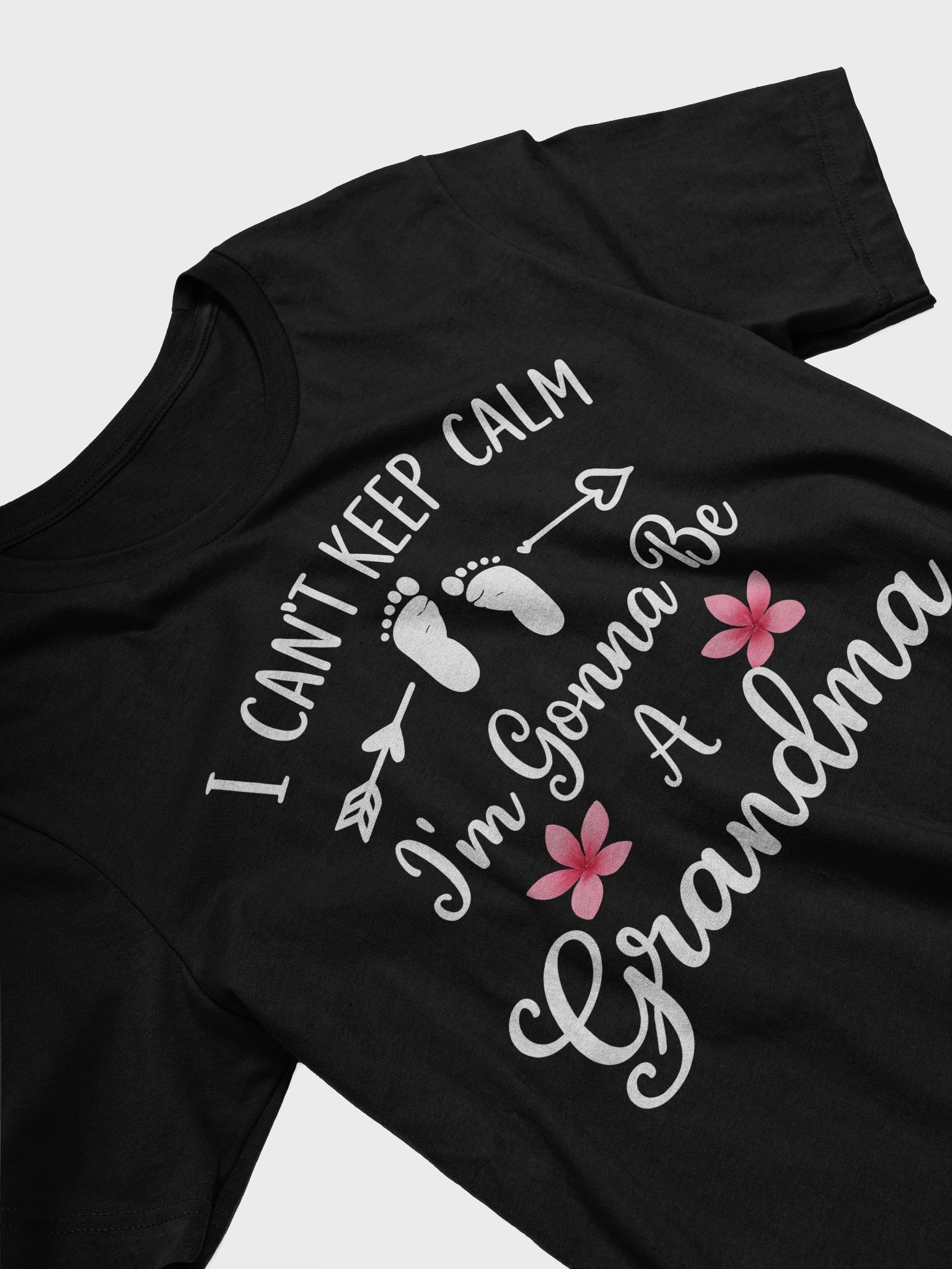 I Can’t Keep Calm I’m Gonna Be a Grandma – Cute Baby Announcement T-Shirt product image (2)