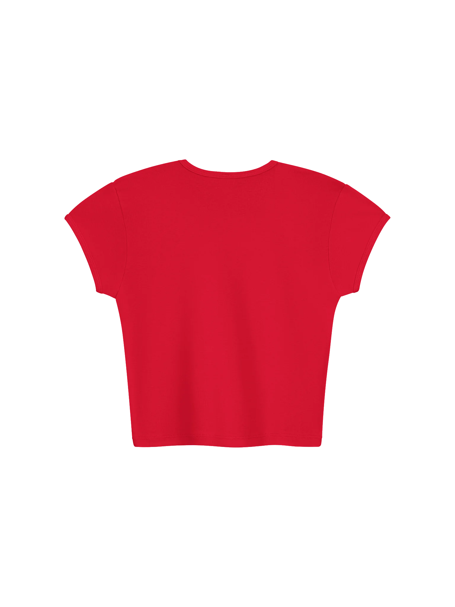 NERD RED: Baby Tee Crop Top product image (5)