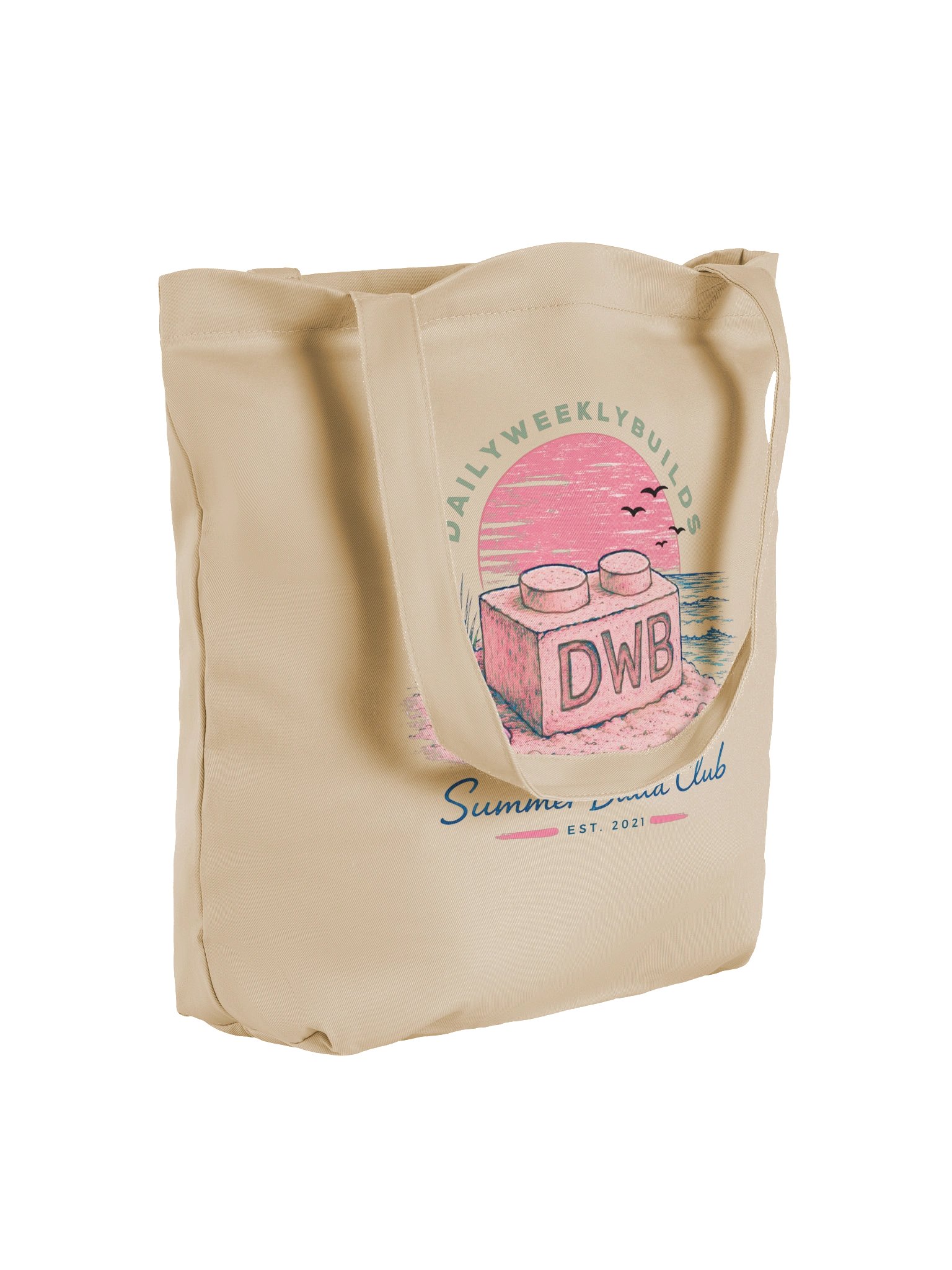 Summer Build Club Tote Bag (Pink Edition) product image (4)