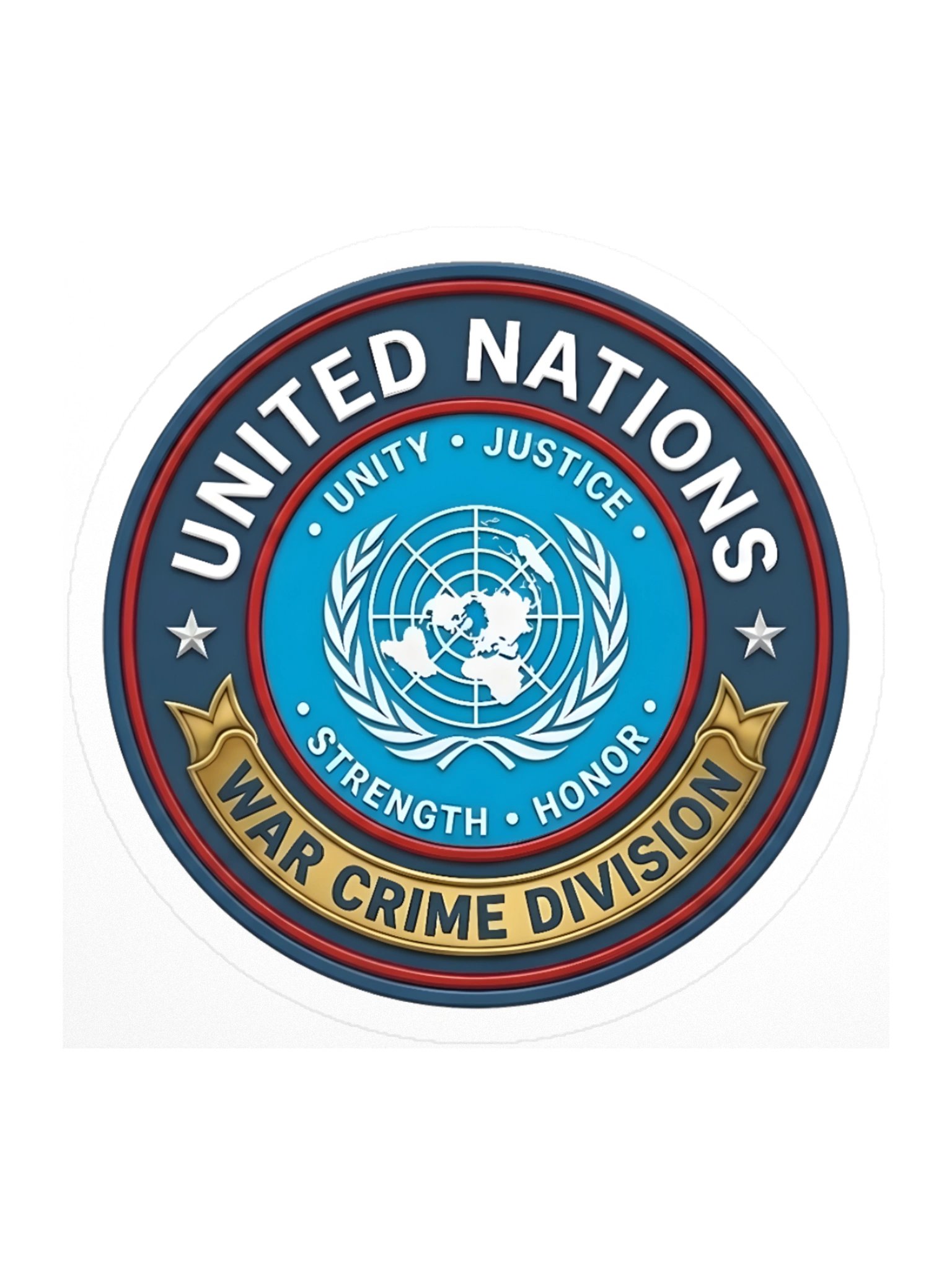 United Nations War Crime Division Sticker product image (1)