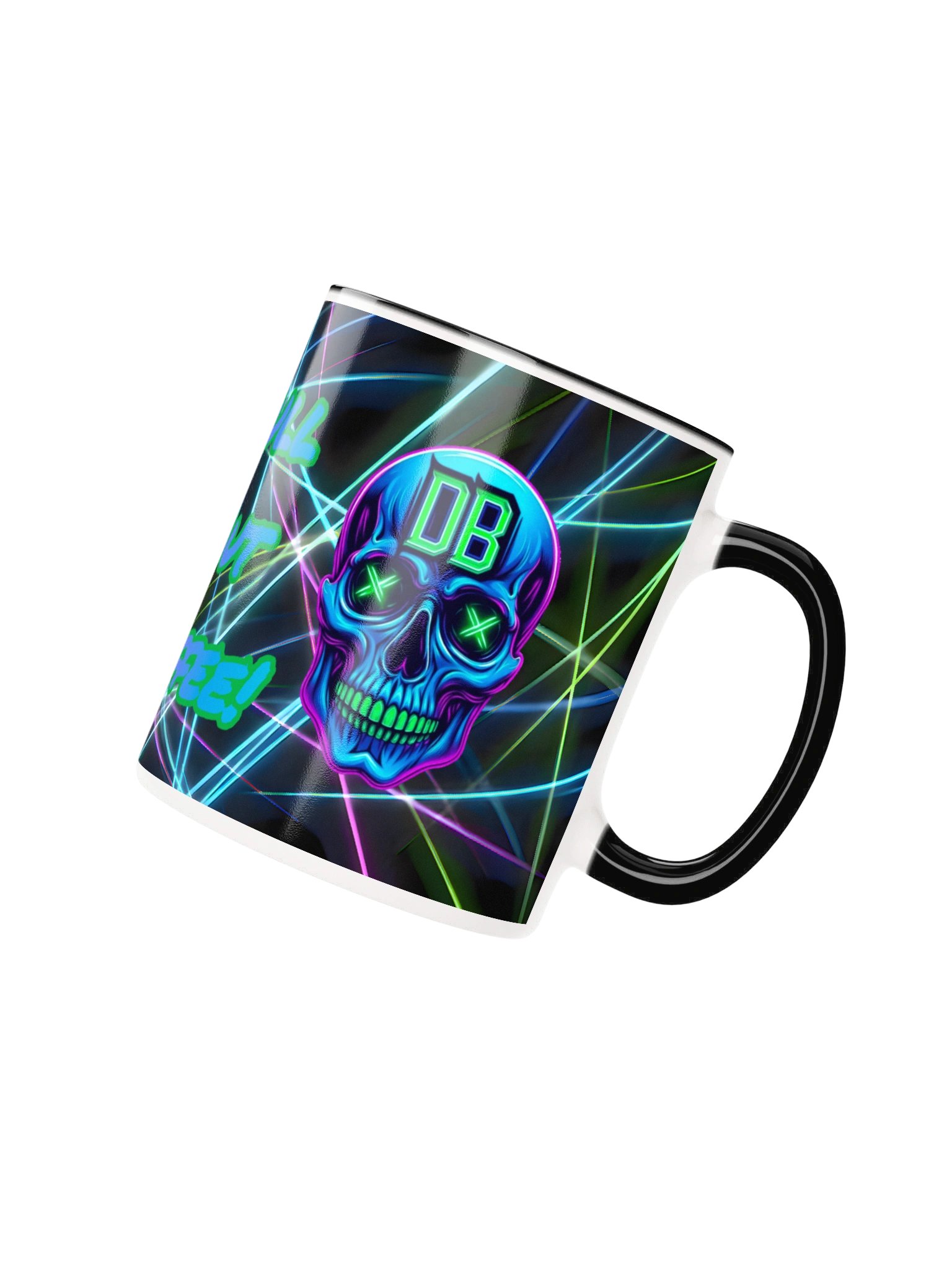 "I'm Dull Without Coffee" Two-Colored Mug product image (2)