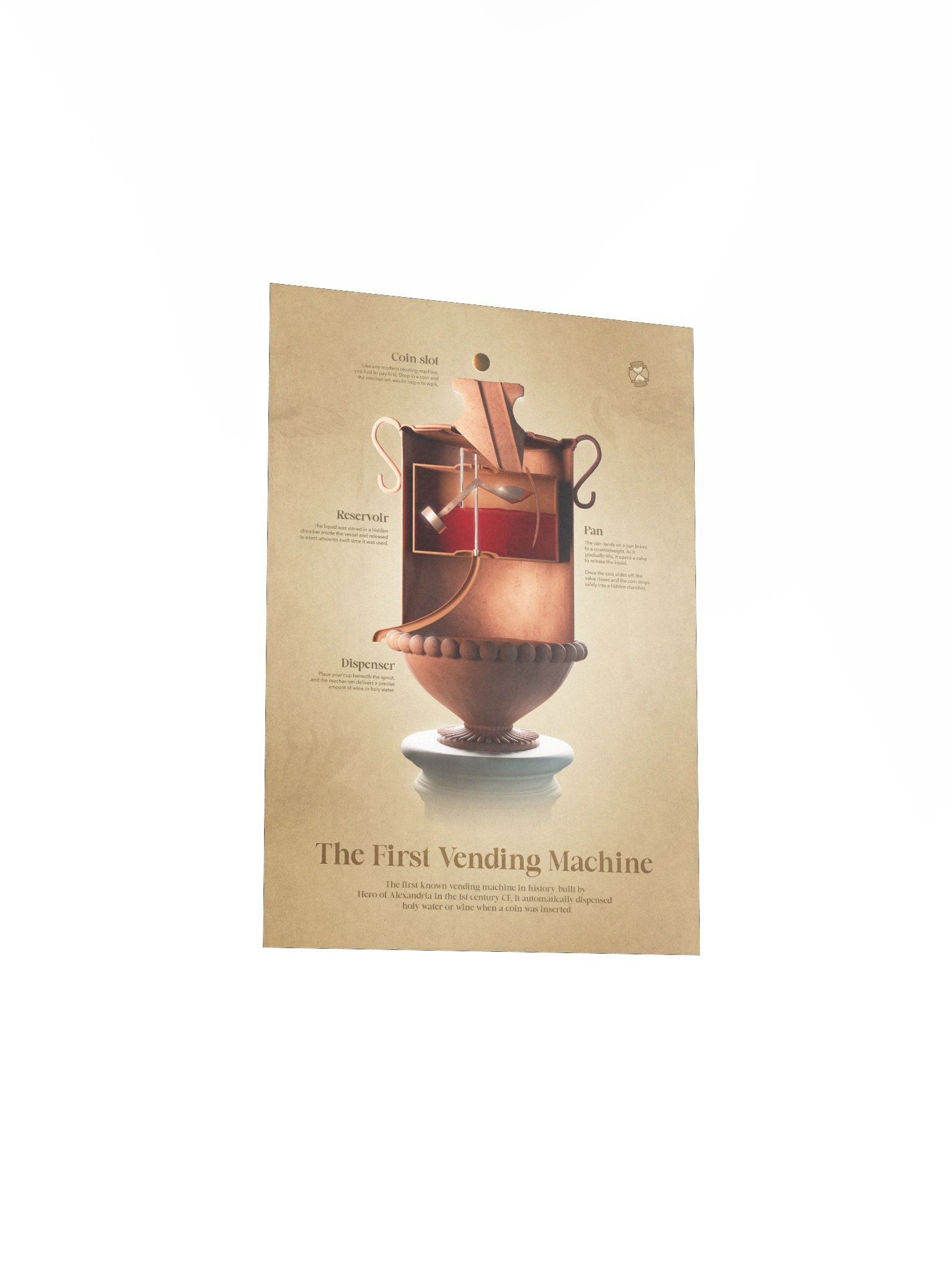 The First Vending Machine (Unframed Poster) product image (5)
