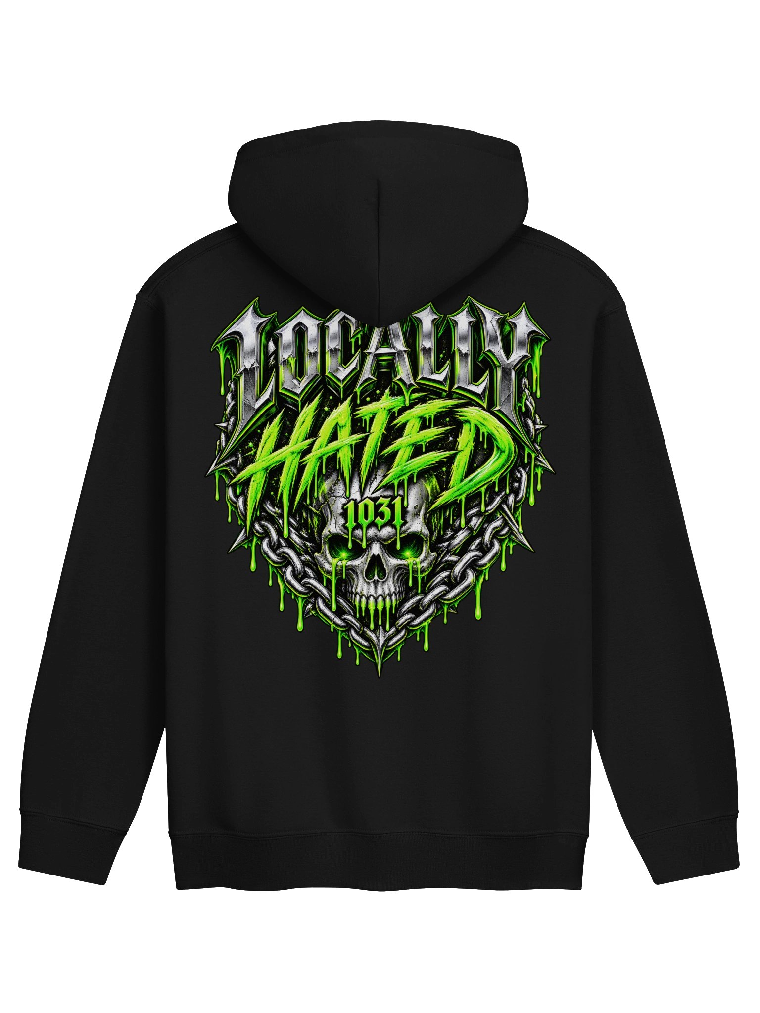 LOCALLY HATED GRN HOODIE product image (2)