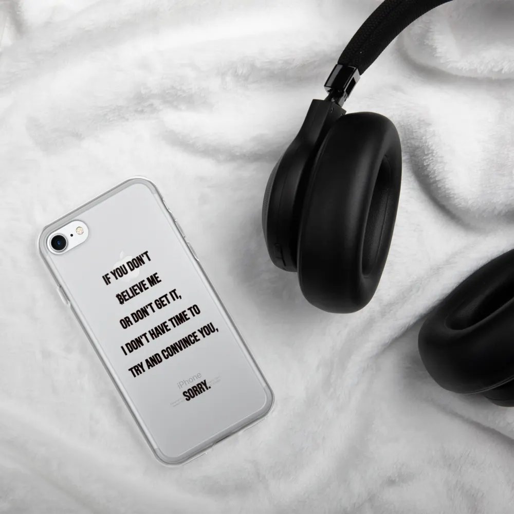 SATOSHI Quote - iPhone Clear Case product image (3)