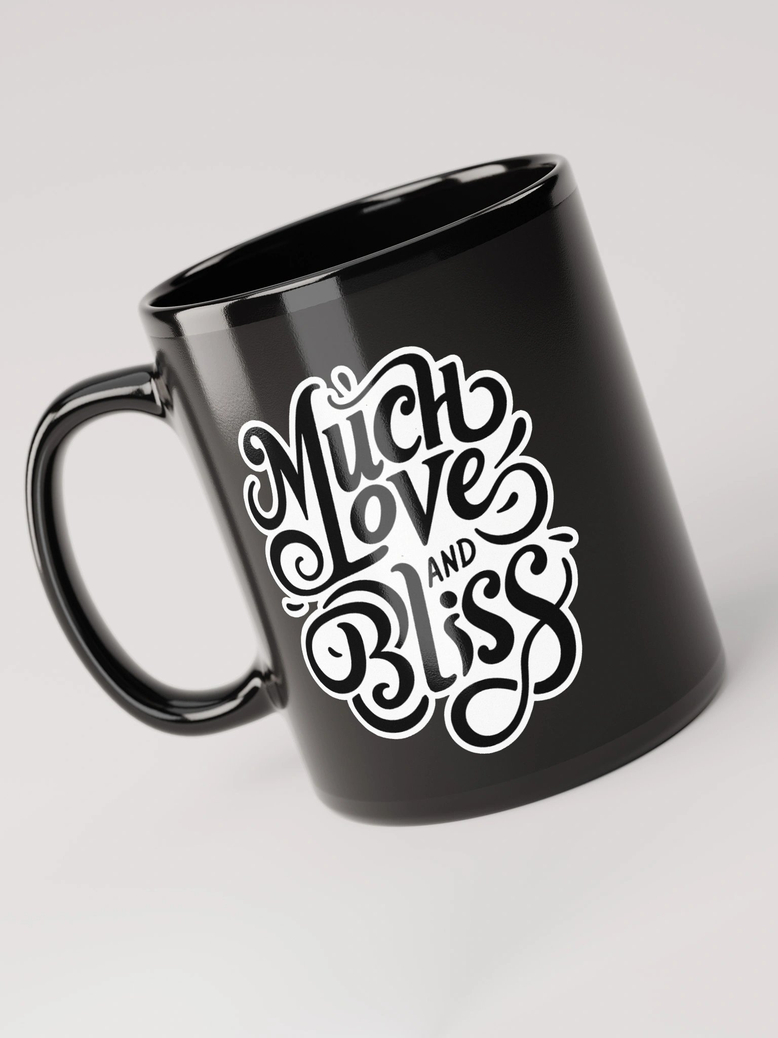 Mug (Black) - Much Love and Bliss product image (6)