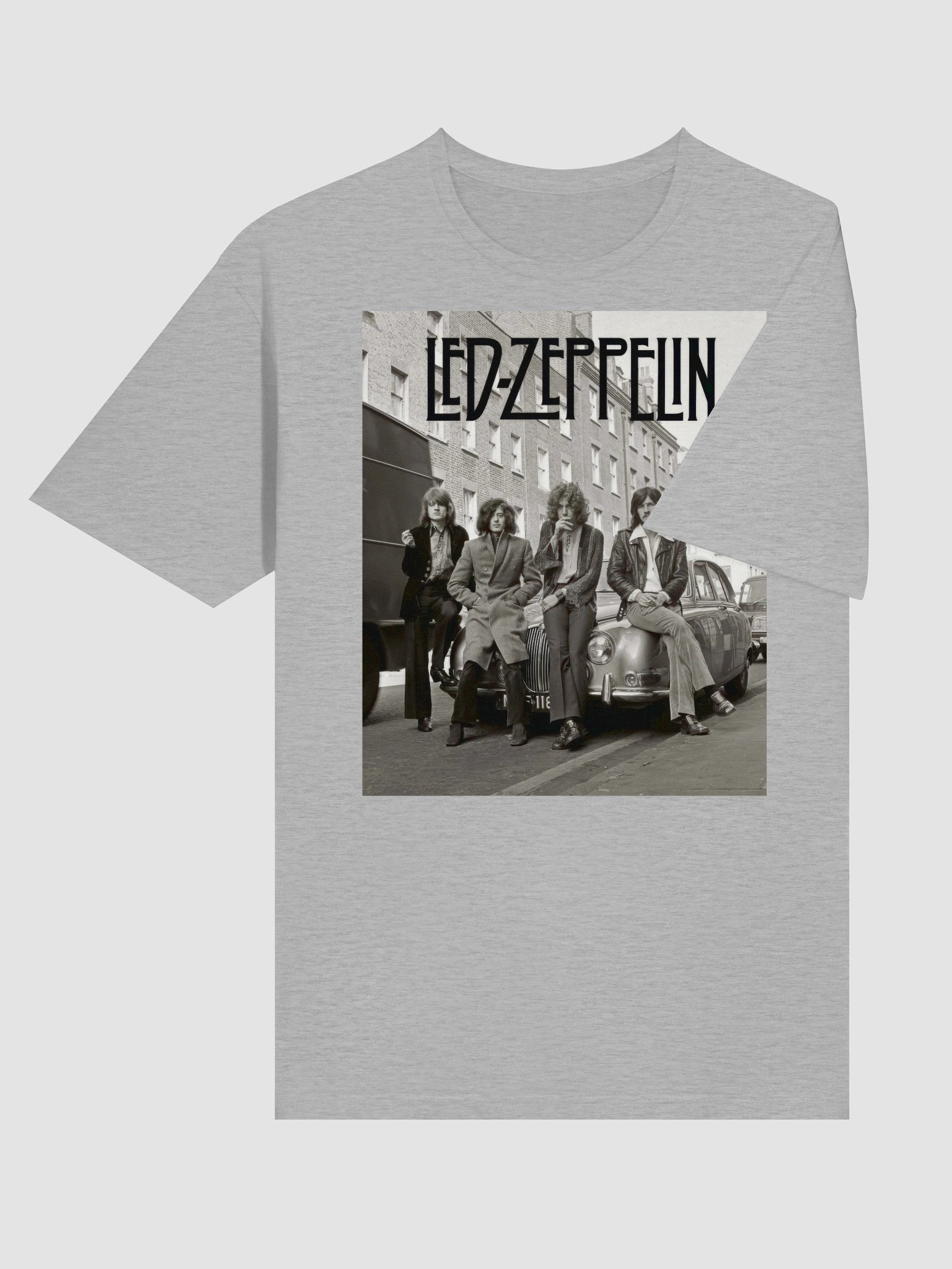 Led Zeppelin T-Shirt | Classic Black & White Band Photo Graphic Tee | Vintage Rock Shirt product image (4)