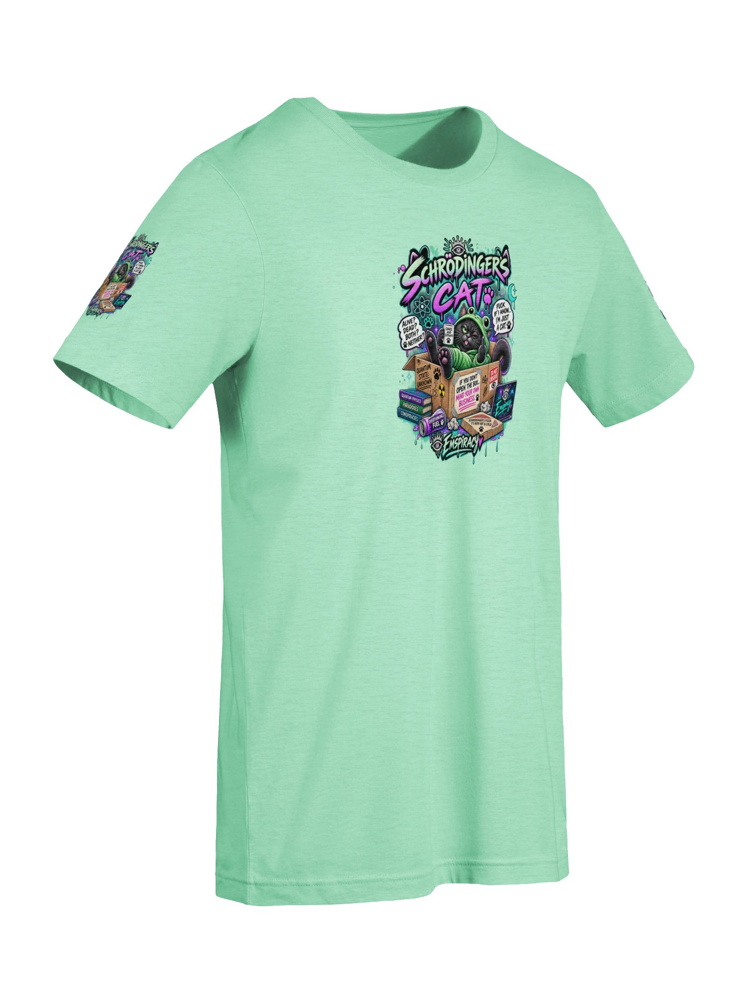 😂💚🐸 SCHRÖDINGER’S CAT FUCK KNOWS. I’M JUST A CAT. 🐈‍⬛🖕 product image (77)