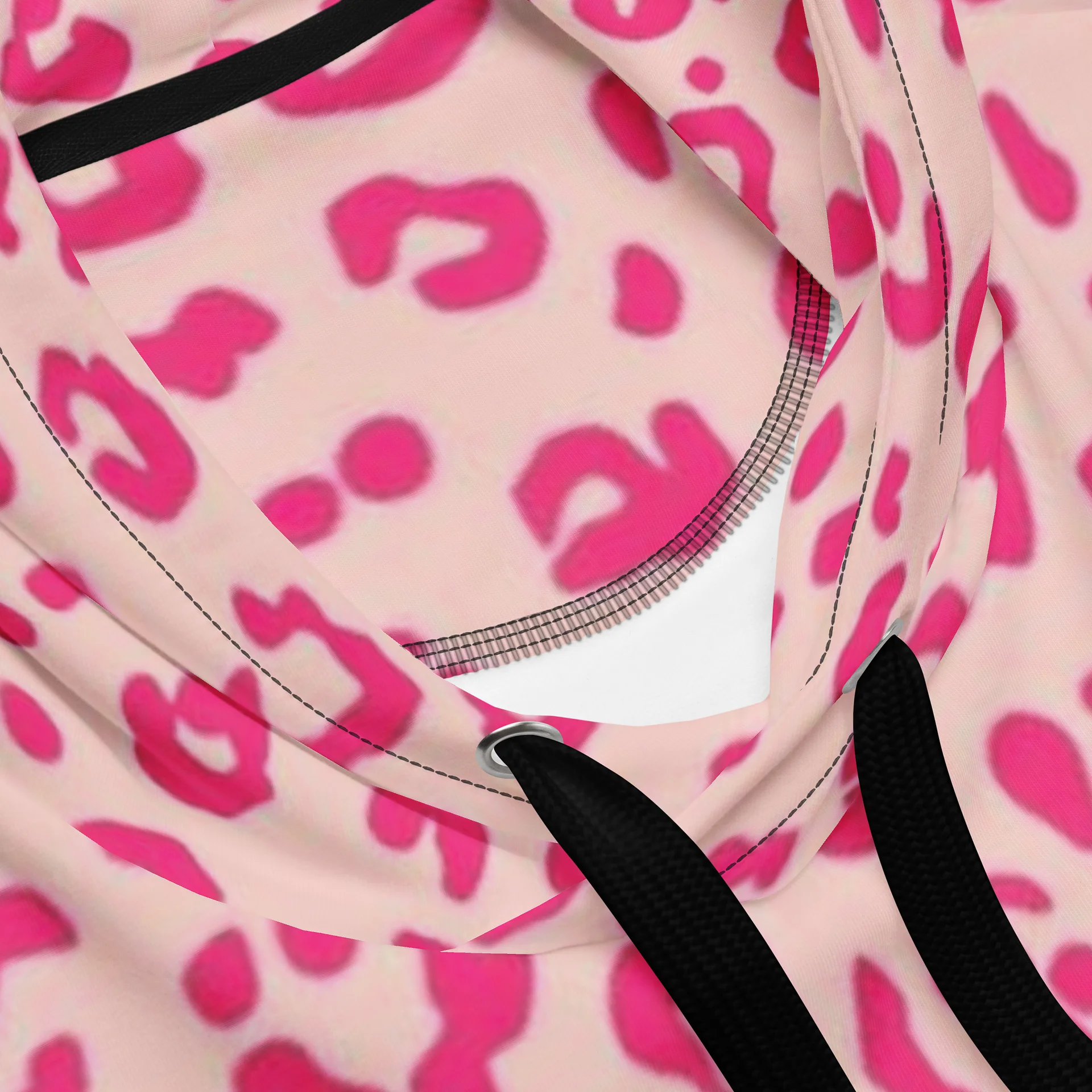 Pink Leopard Print Hoodie product image (4)