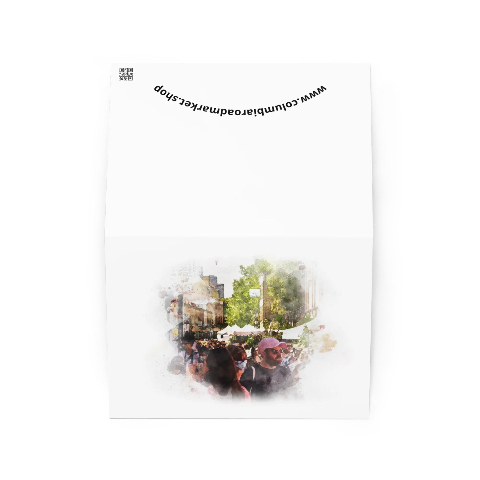 Columbia Road Market Scene Greeting Card product image (2)