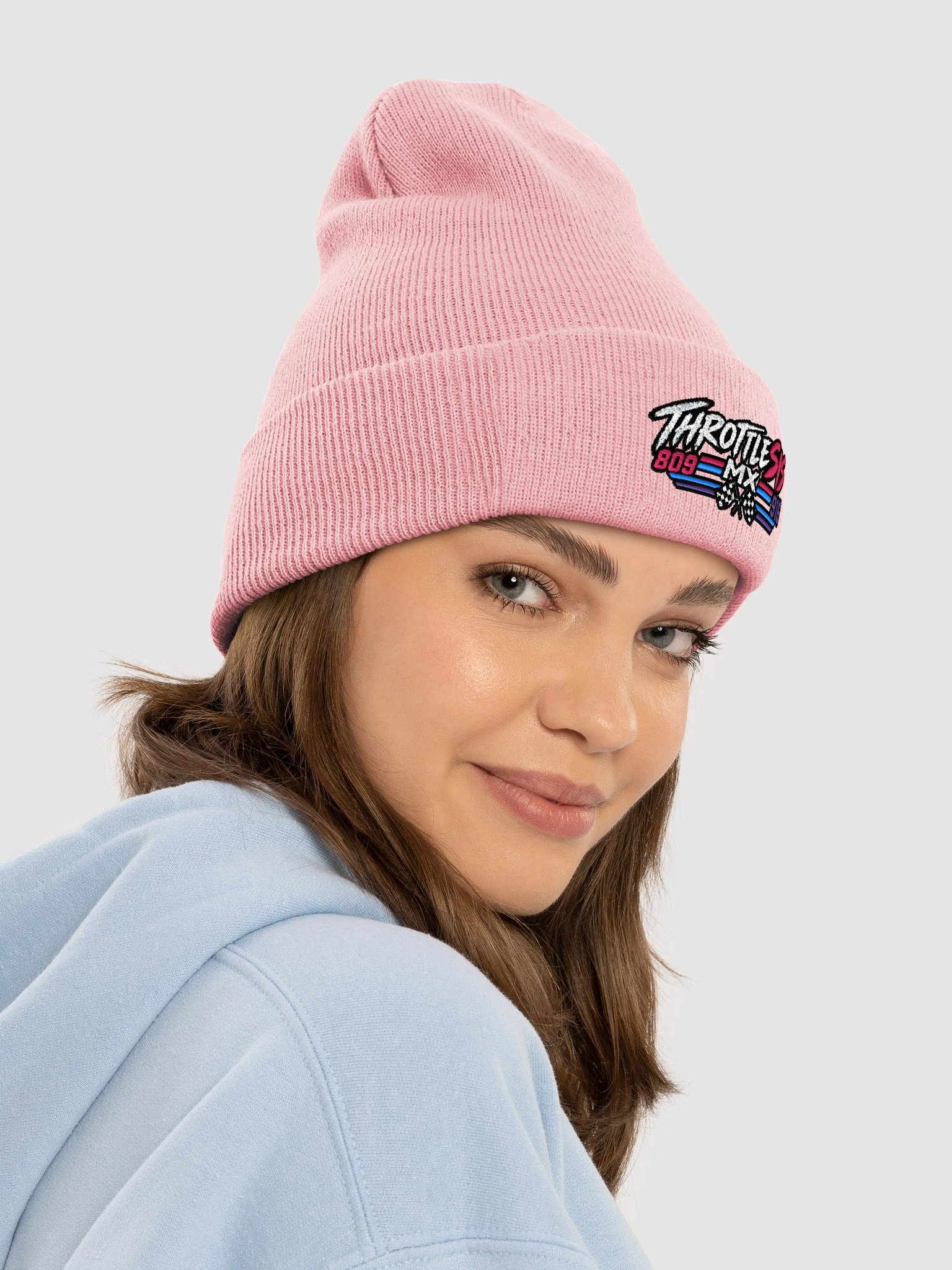 Throttle Sis MX Logo Cuffed Beanie product image (5)