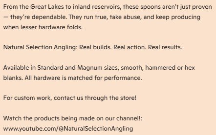 NSA Trolling Spoon product image (5)