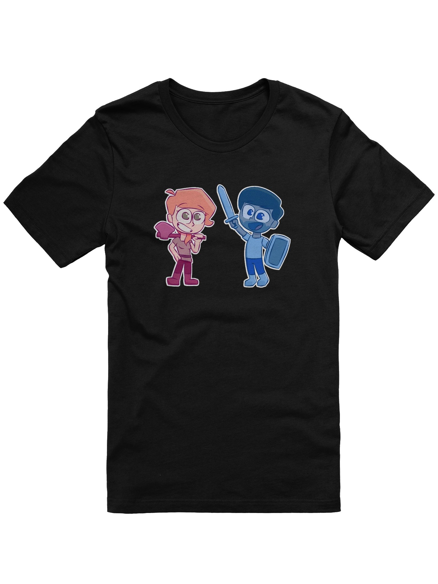 Chibi Best Friends | Soft Lightweight T-Shirt product image (3)