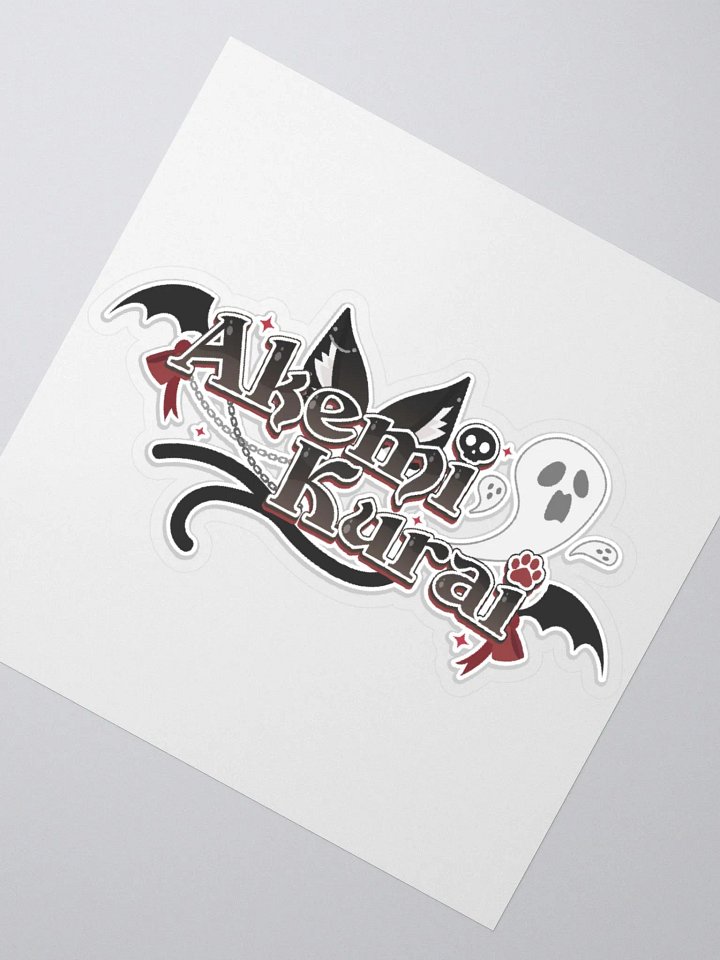 Akemi Kurai Goth Logo Stickers product image (2)