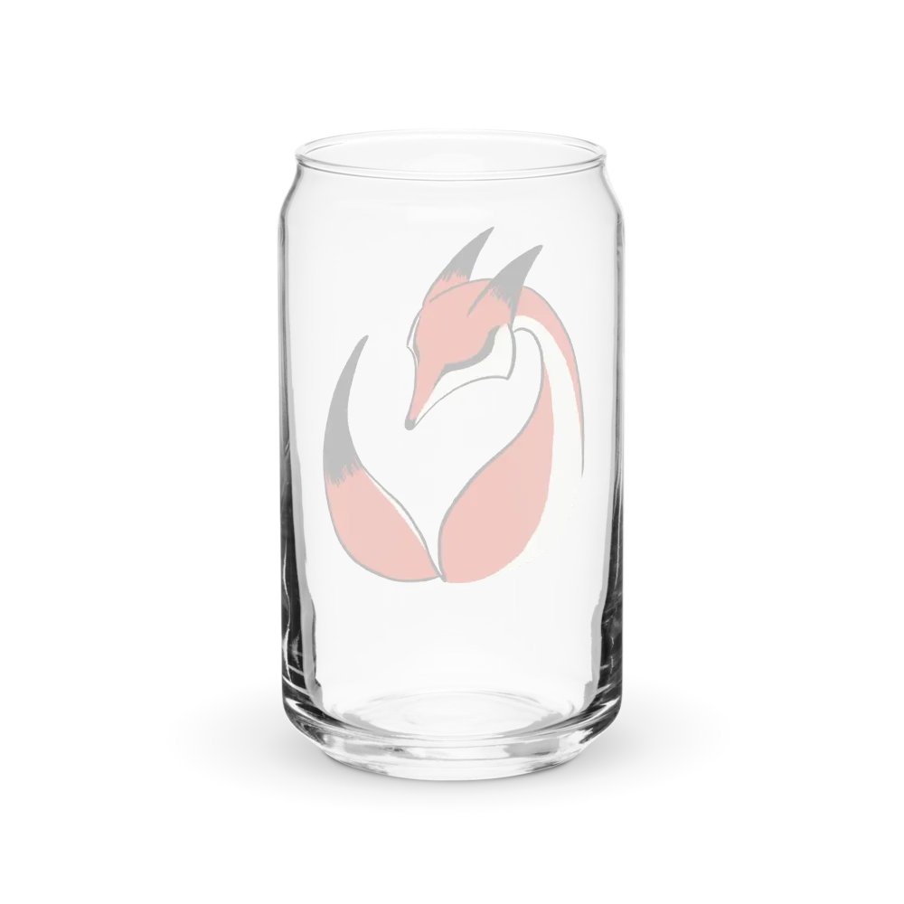 Calming Red Fox Can-Shaped Glass product image (3)