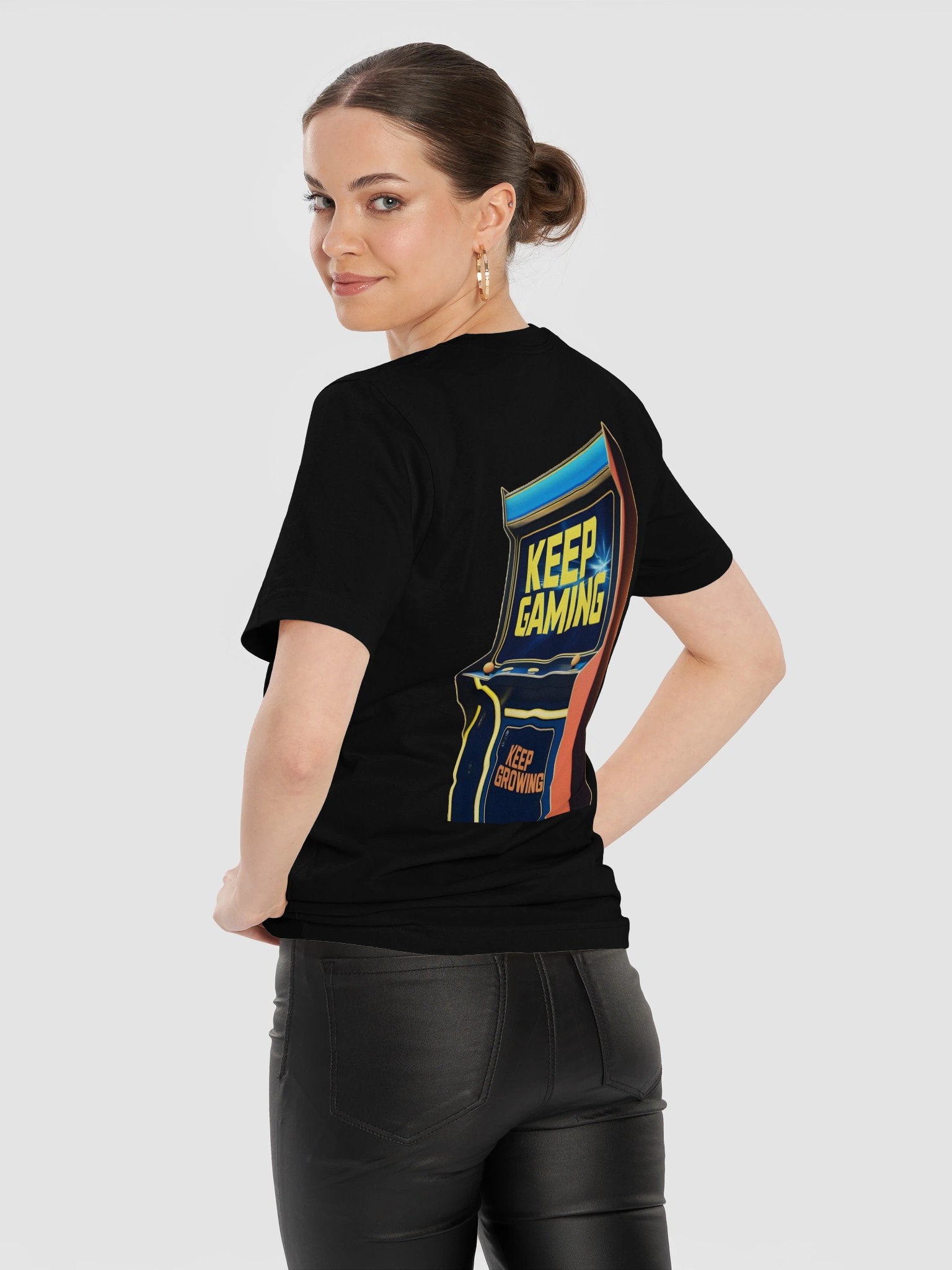 Keep Gaming Neon Controller Tee product image (12)