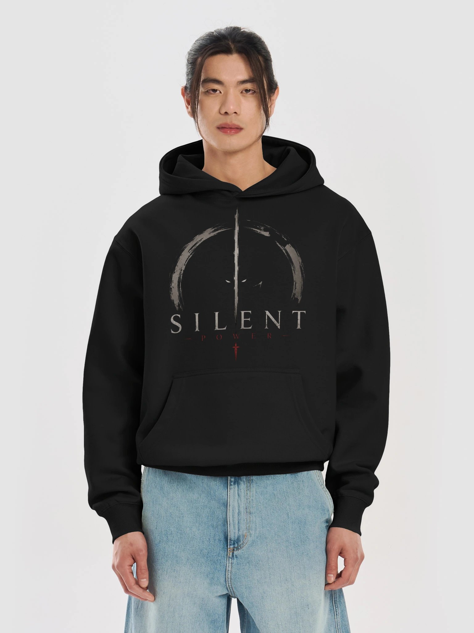 Silent Power. - Heavyweight Oversized Hoodie product image (5)