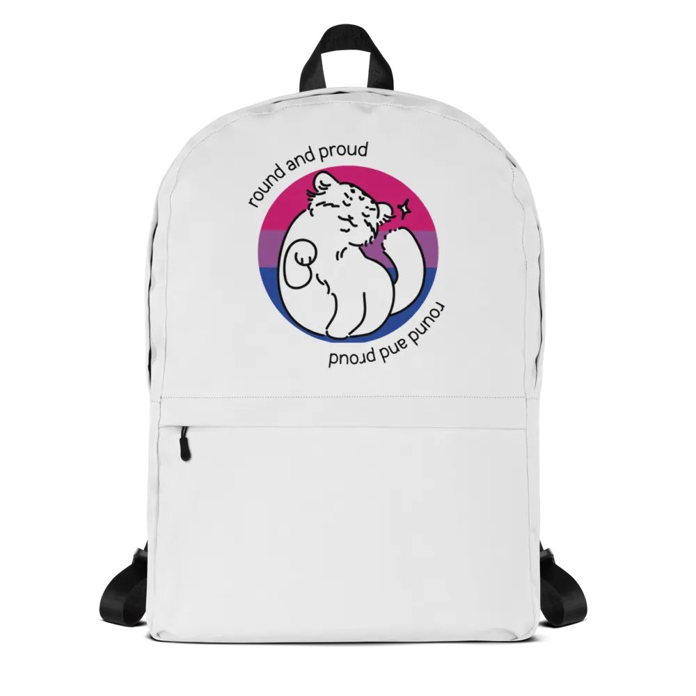 Round and Proud Manul Bisexual Version - Backpack product image (1)