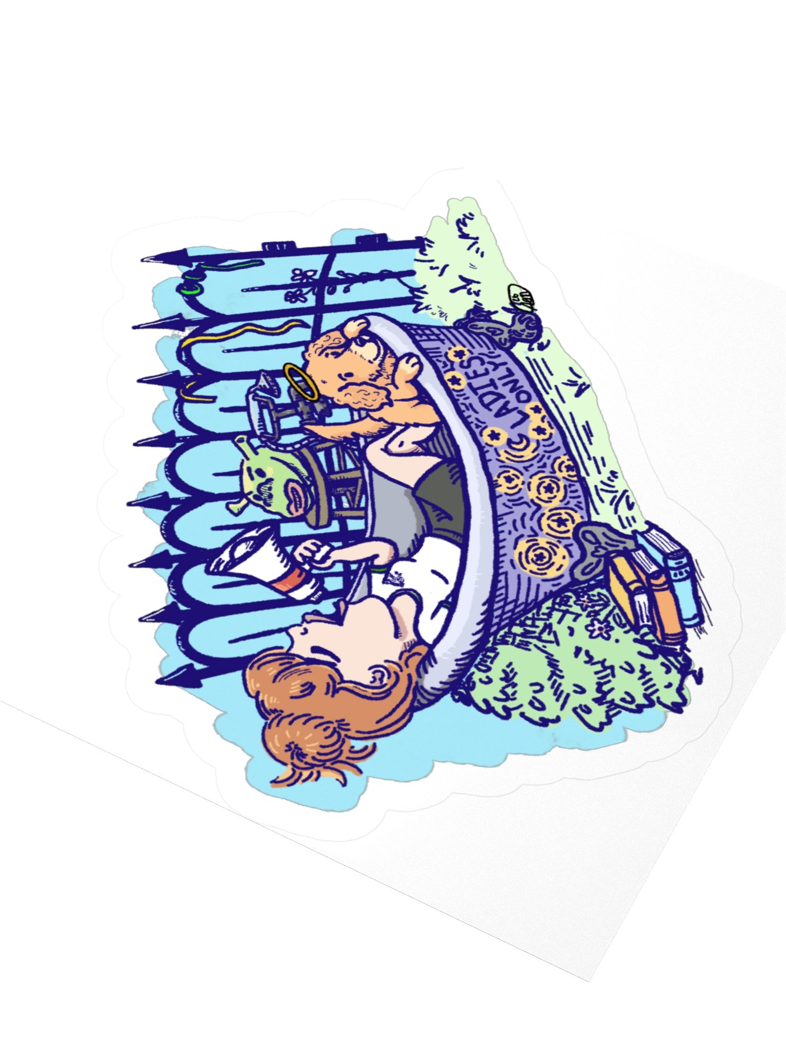 Ladies Only Sticker product image (3)
