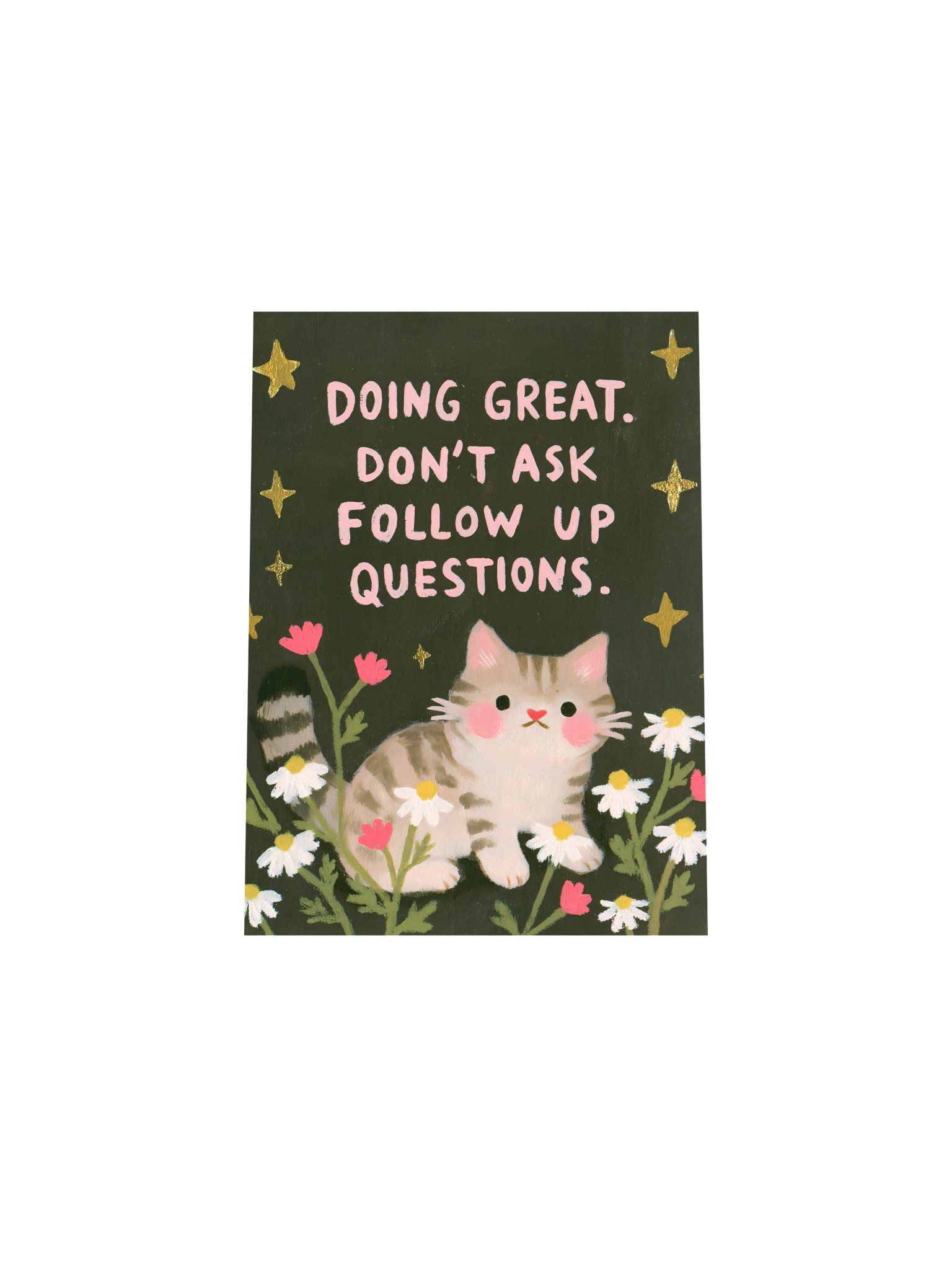 Doing Great Cat Poster product image (31)
