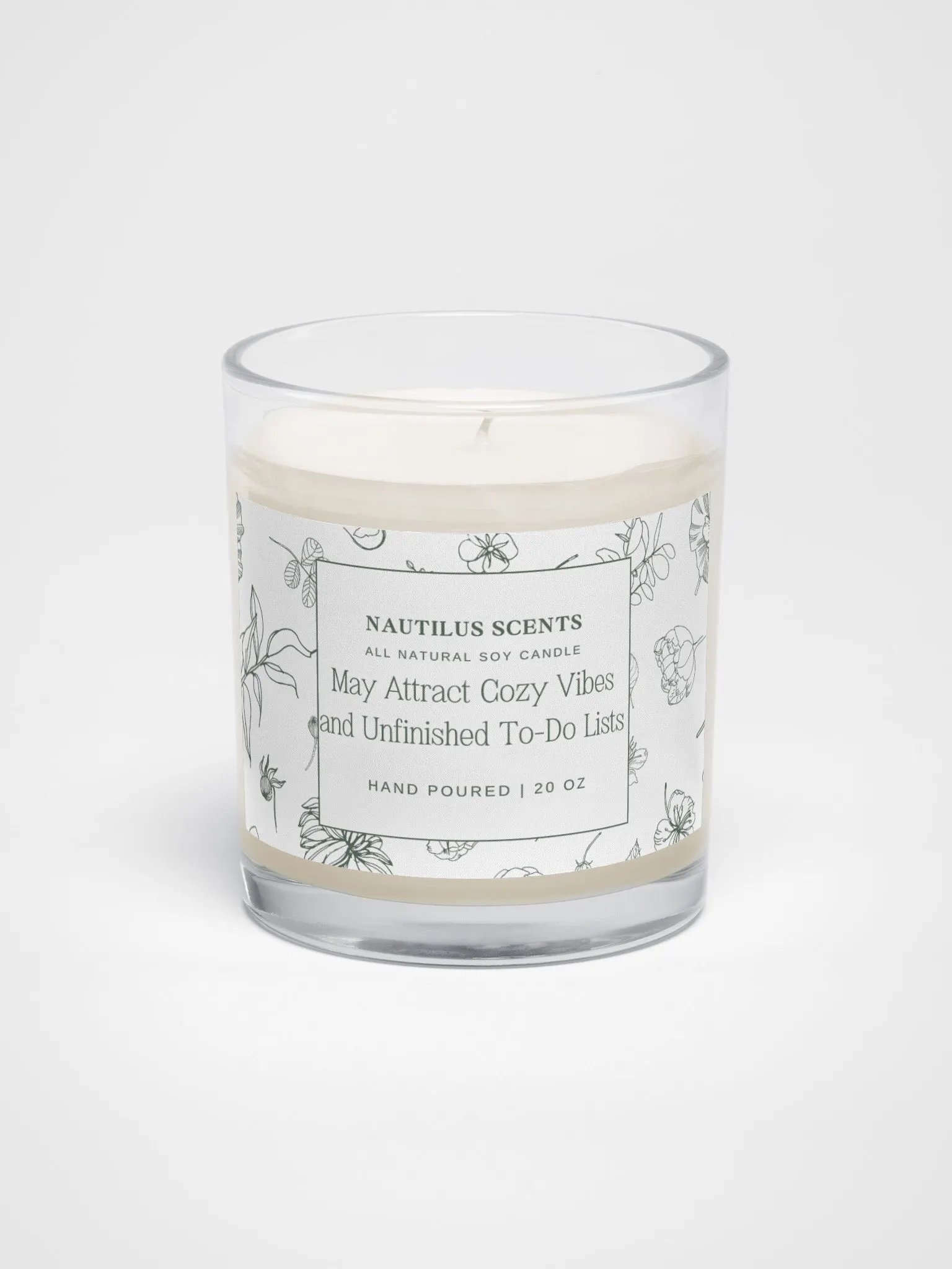 Cozy Vibes Soy Wax Candle product image (1)