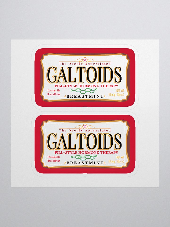 "Galtoids" Lid Stickers product image (1)