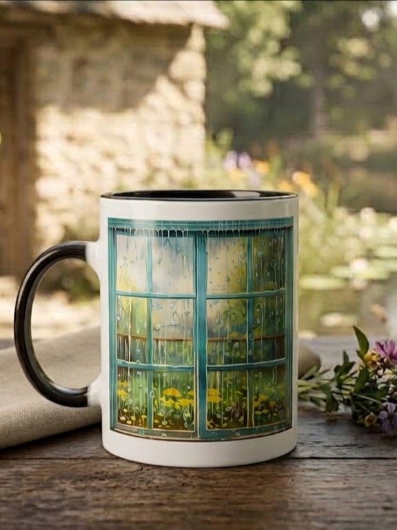 Rain Through the Window Mug product image (1)