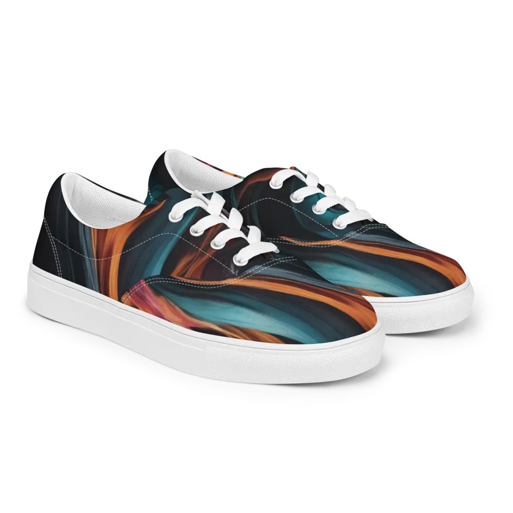 Fluid Motion Lace-Up Canvas Shoes product image (10)