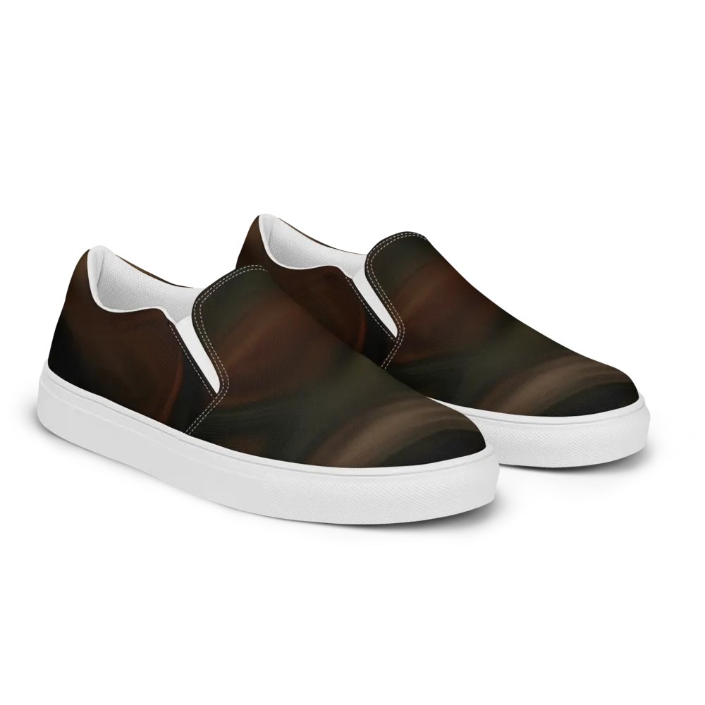Womens Camouflage Pattern Canvas Slip-On Shoes product image (6)