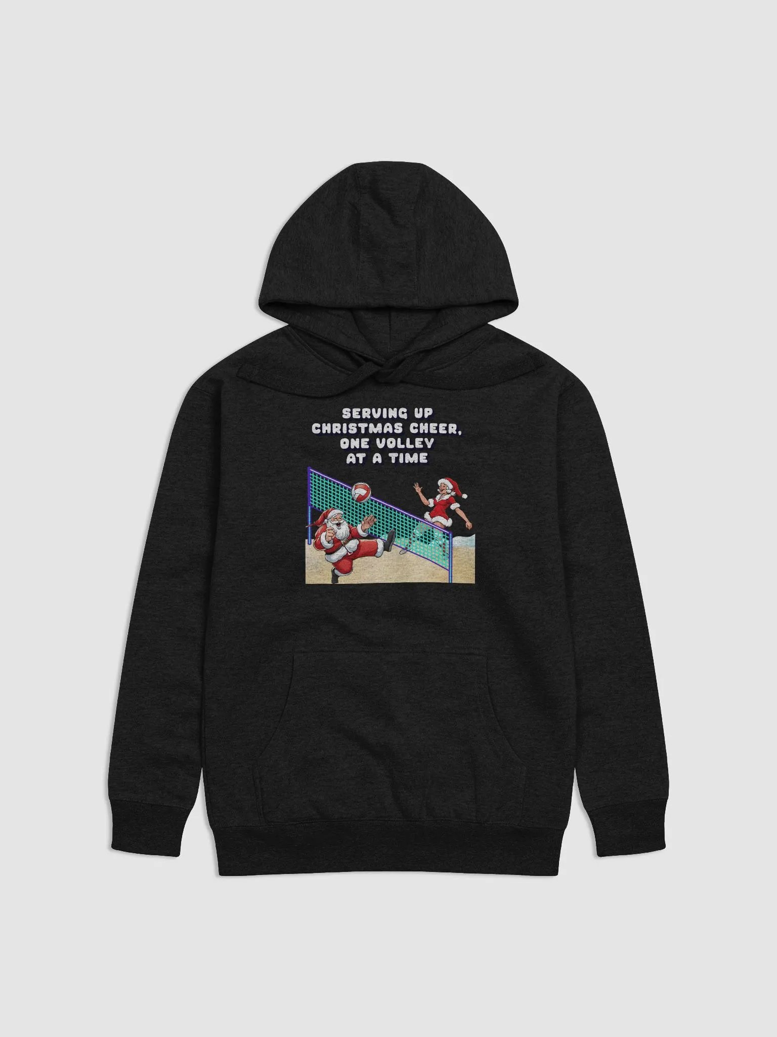 Serving Up Christmas Cheer, One Volley At A Time Hoodie product image (6)