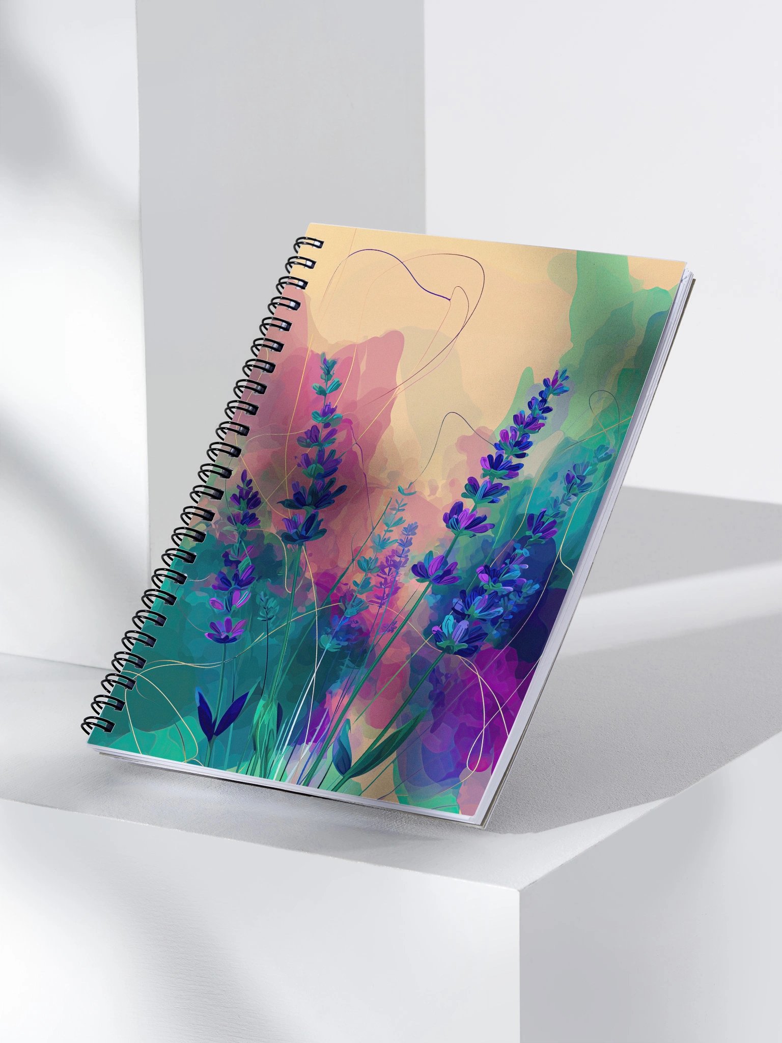 Abstract Lavender Notebook product image (3)