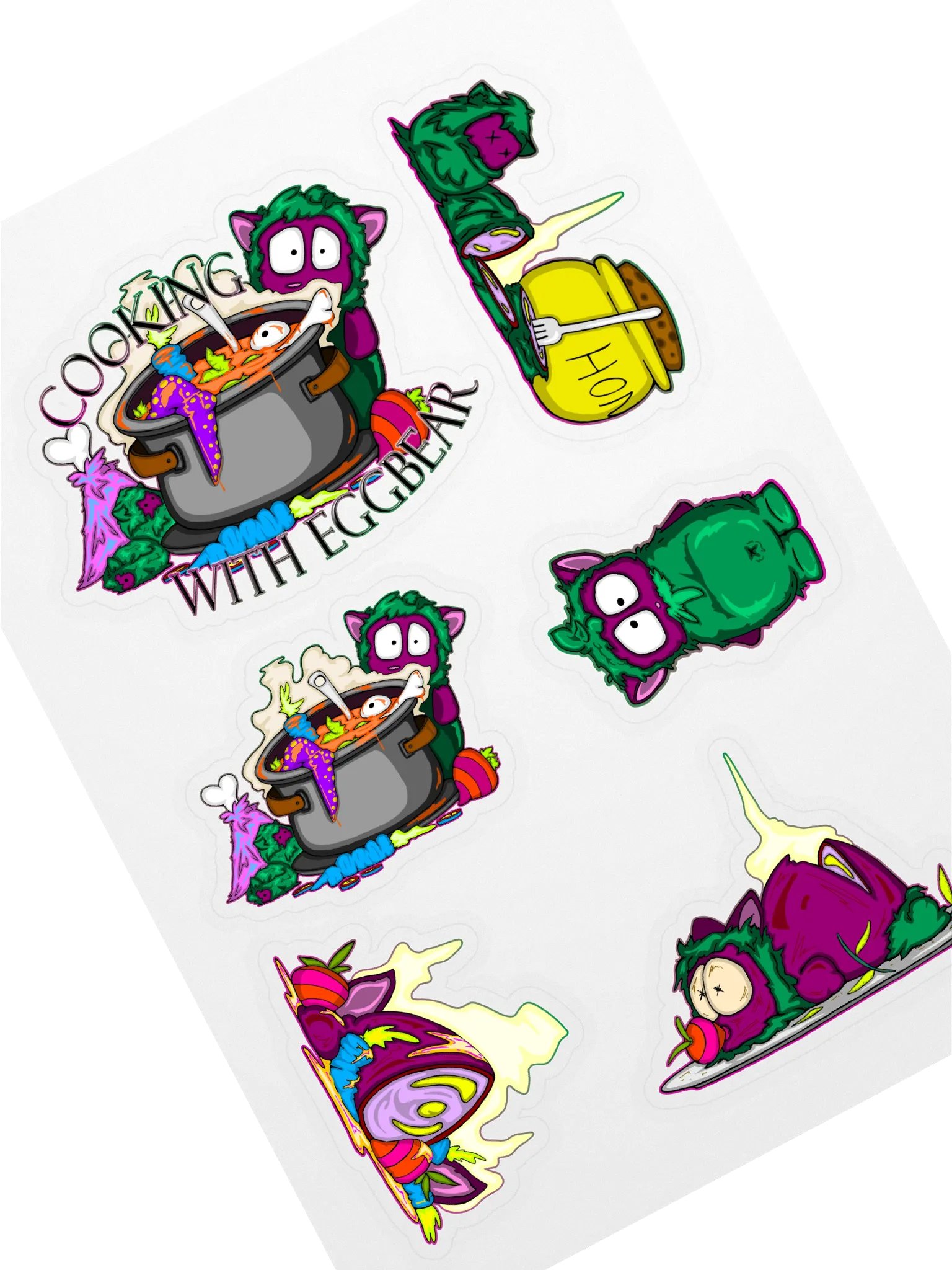 Cooking With Eggbear Stickers product image (1)