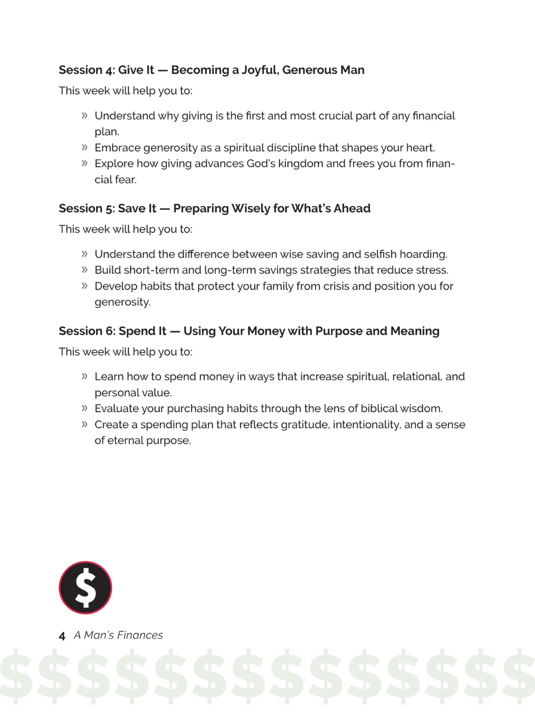 A Man's Finances Series Leader Pack product image (4)